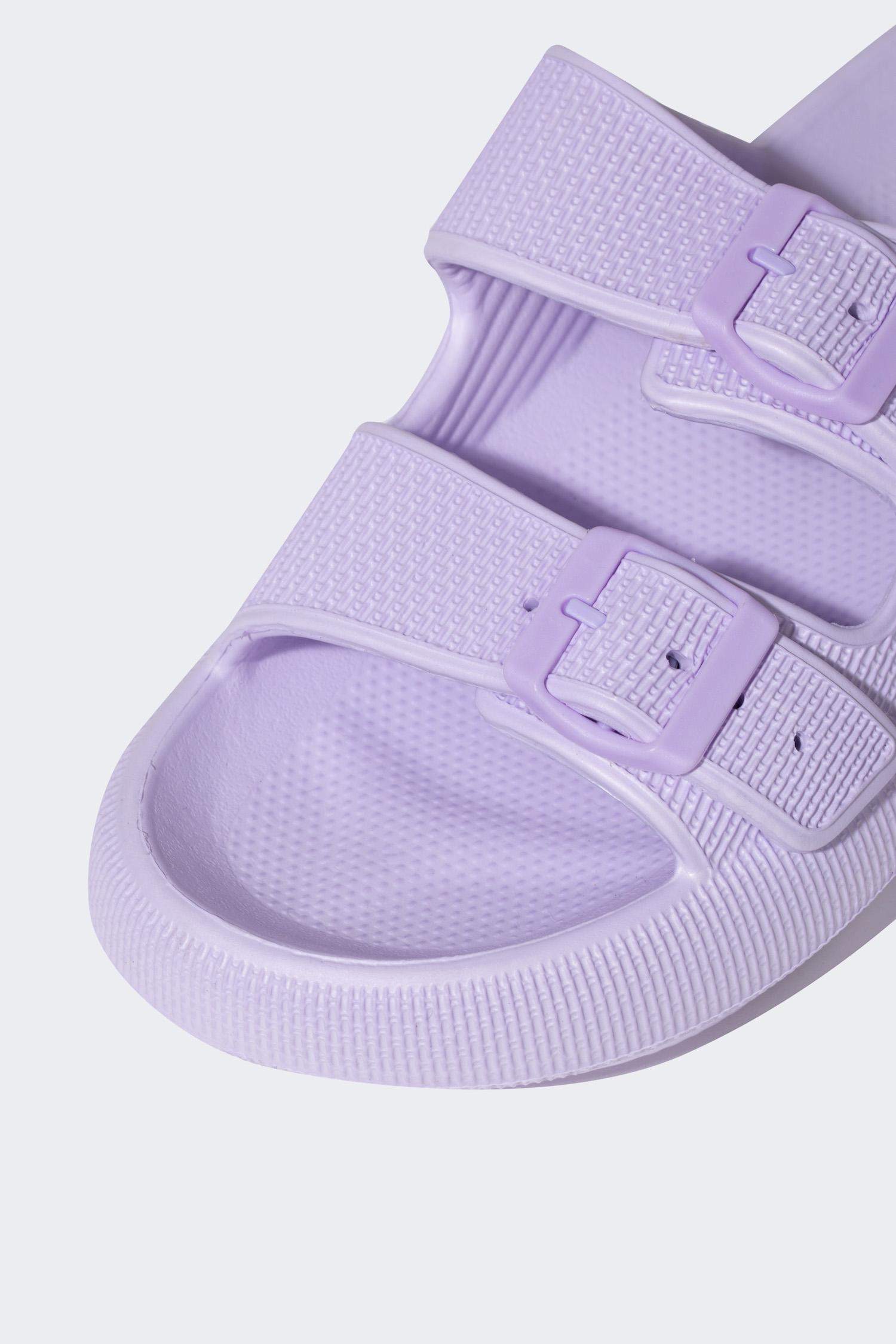 شبشب نسائي بكعب عالي بشريط مزدوج