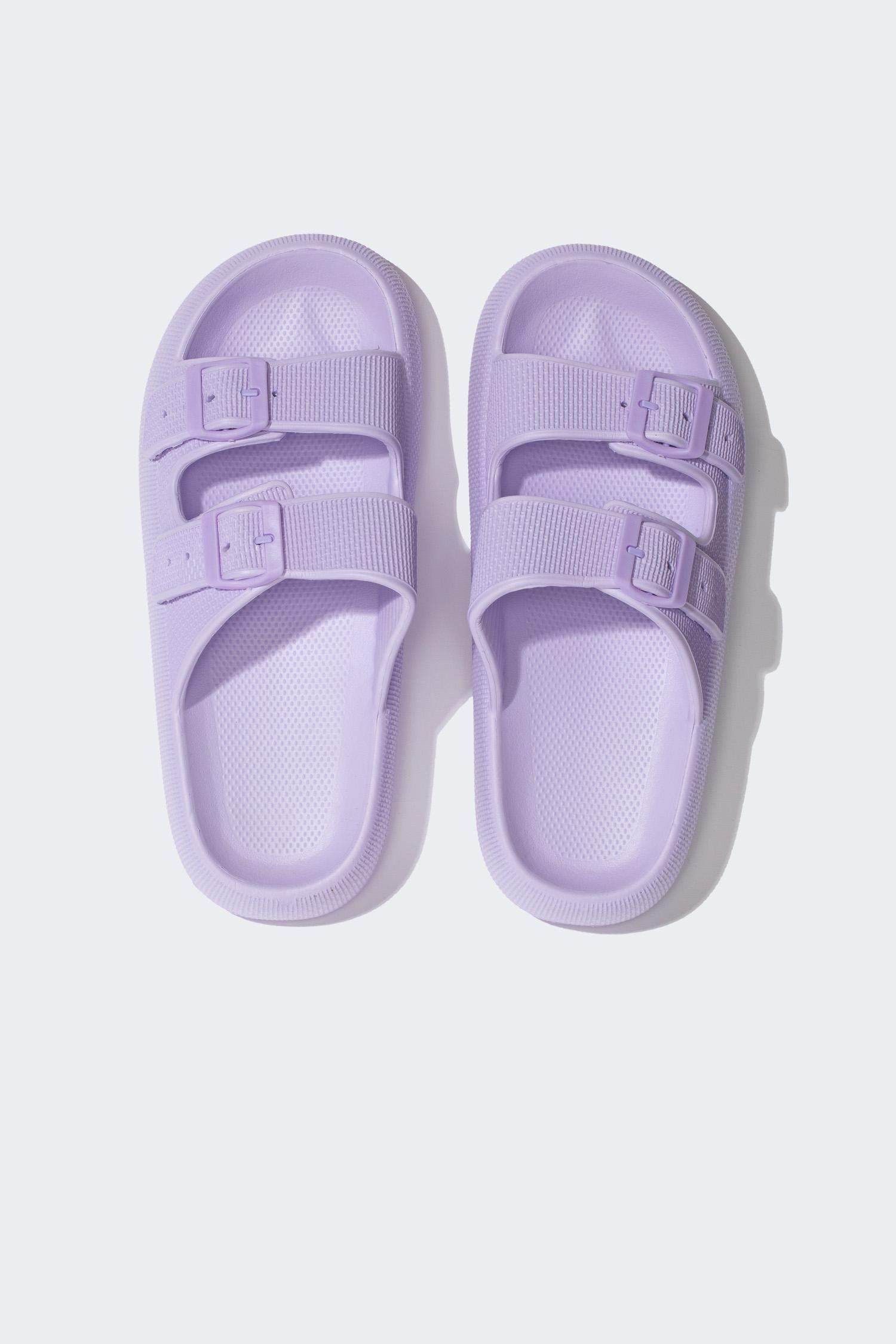 شبشب نسائي بكعب عالي بشريط مزدوج