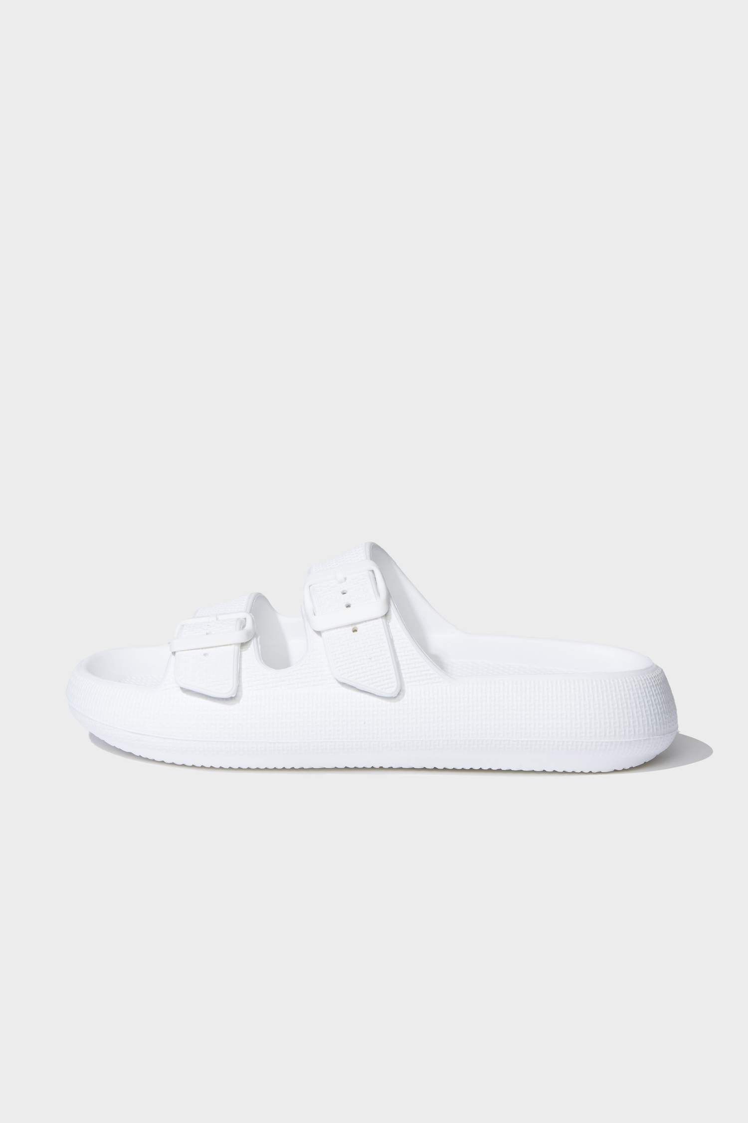 Woman High Sole Double Banded Eva Slippers