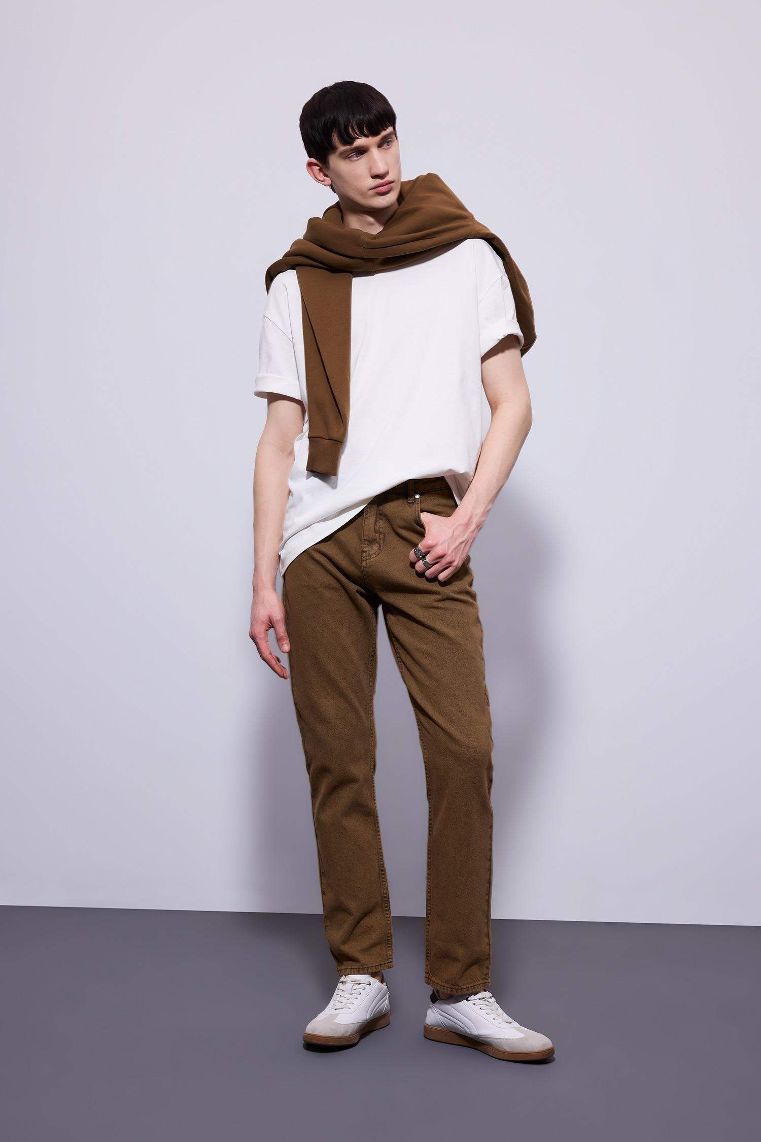 Jean à Coupe Droite