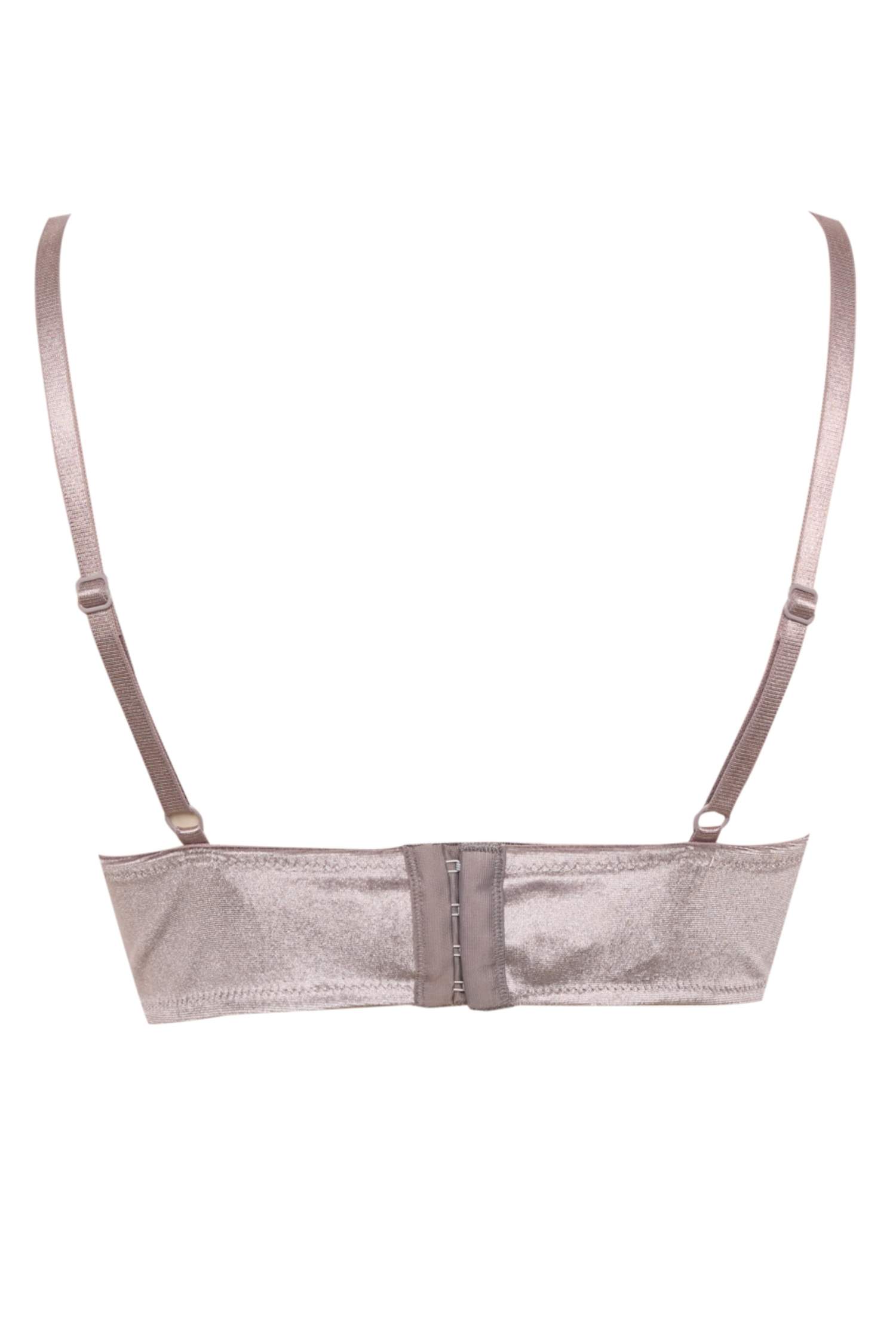 Kapsız Kadife Çıkarılabilir Pedli Bralet-Fall in Love