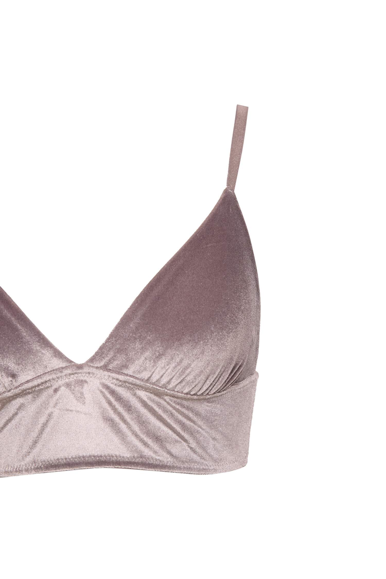 Kapsız Kadife Çıkarılabilir Pedli Bralet-Fall in Love