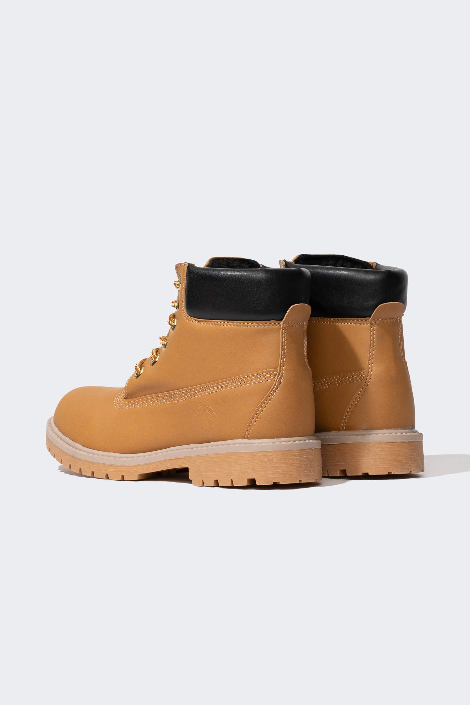 Bottes Cuir Synthétique à Semelle Crantée Pour Garçon