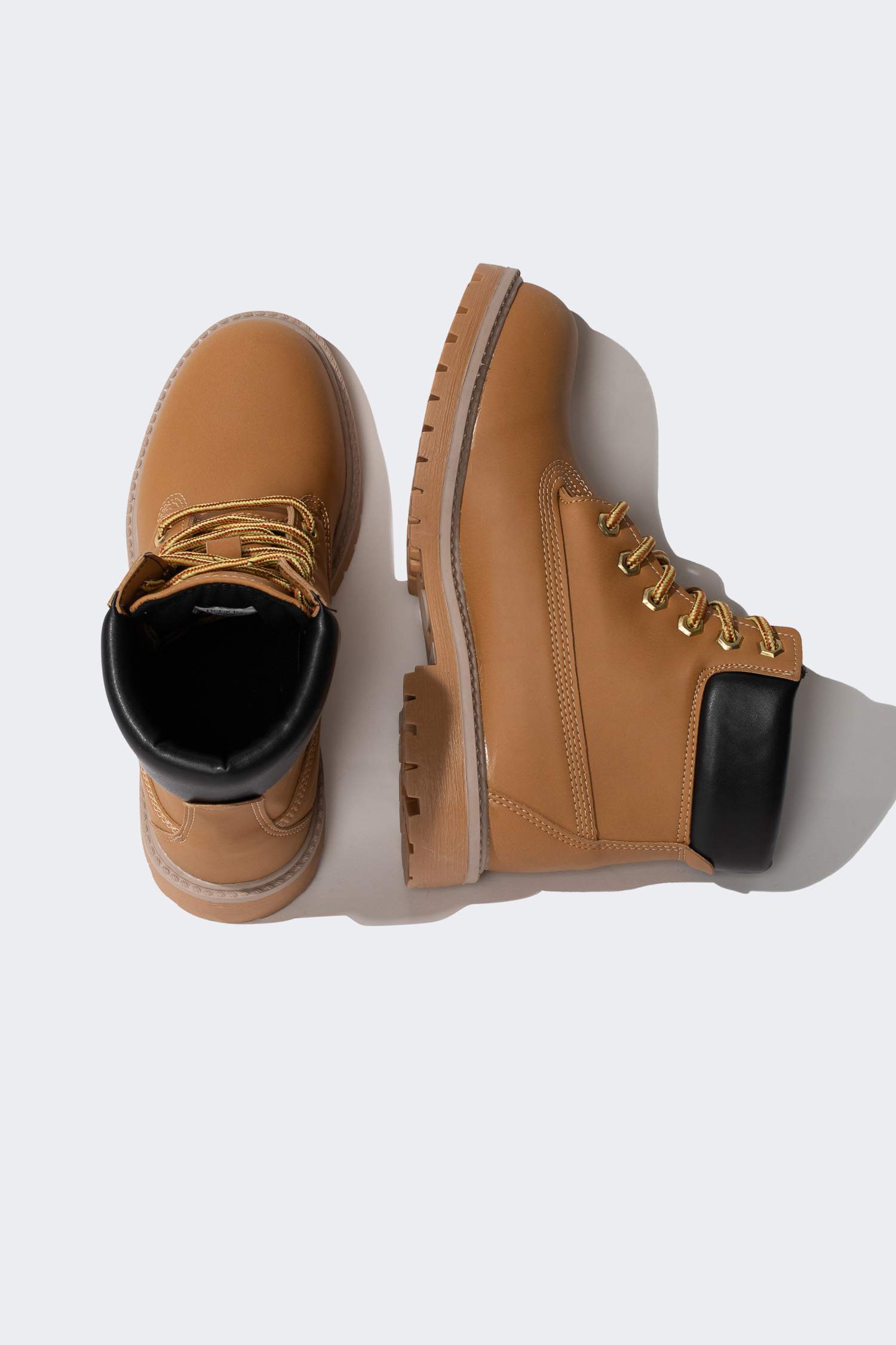 Bottes Cuir Synthétique à Semelle Crantée Pour Garçon