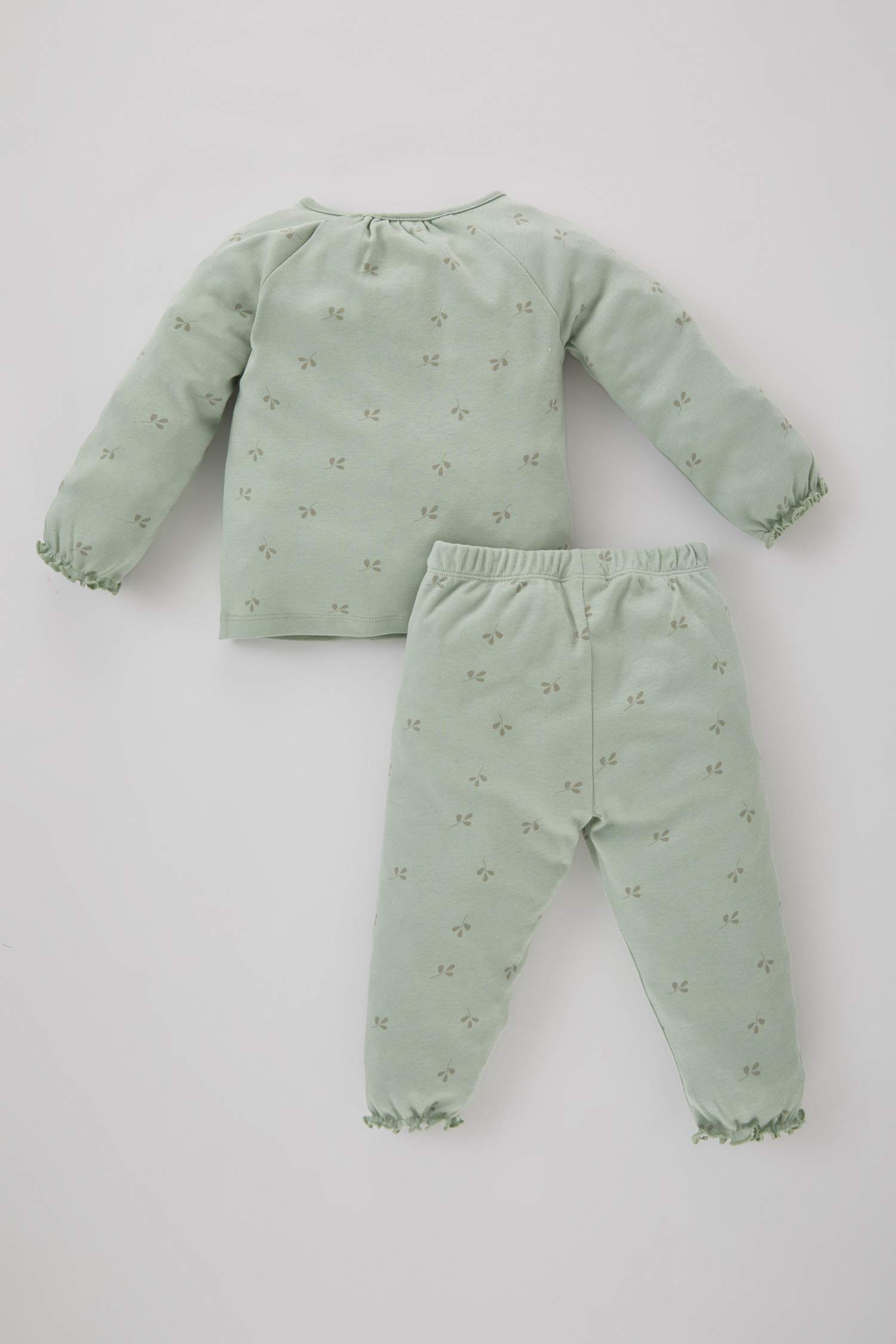 سيت بجامة بناتي كم طويل - قطعتين