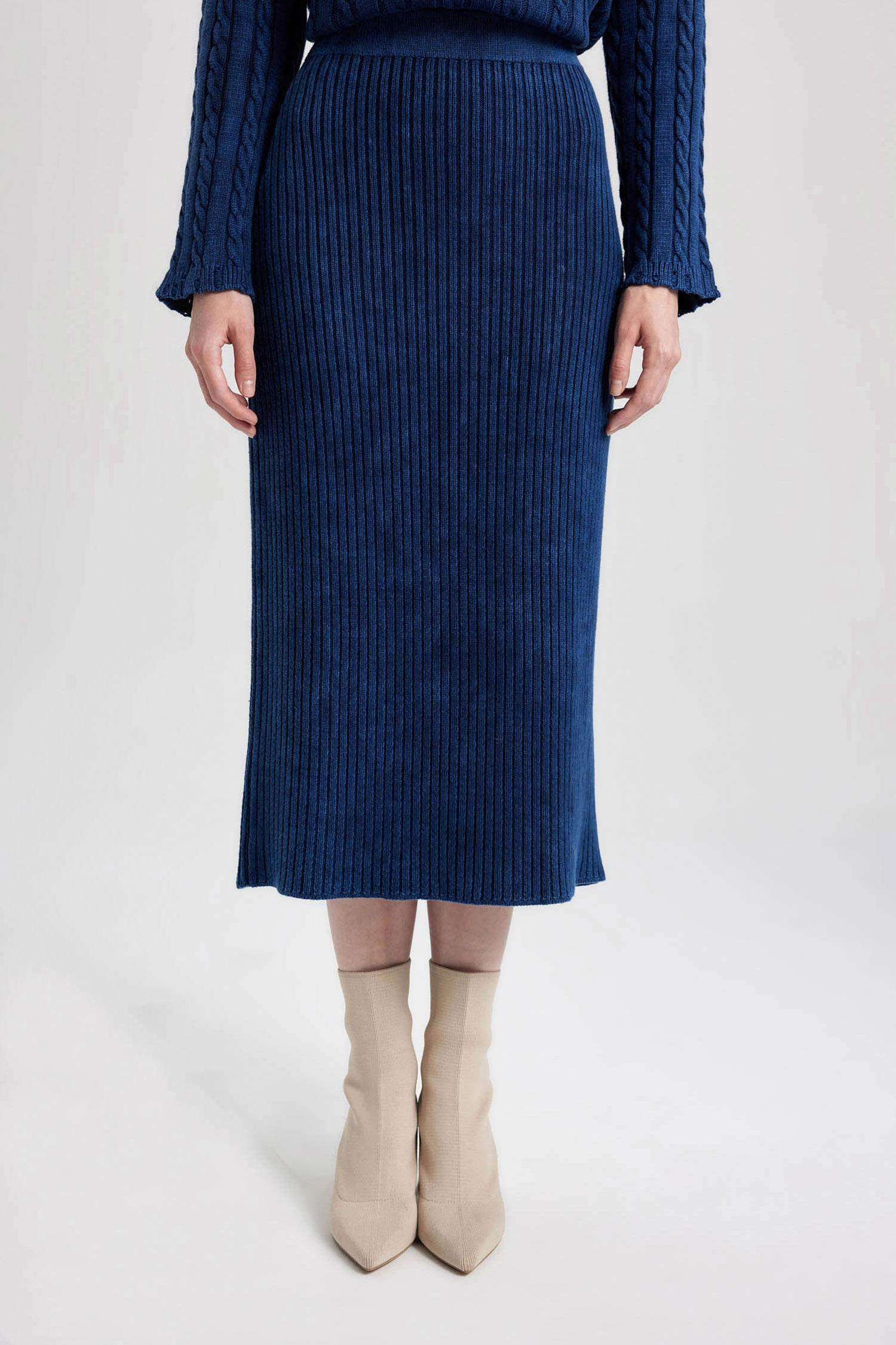 Regular Fit Cotton Skirt