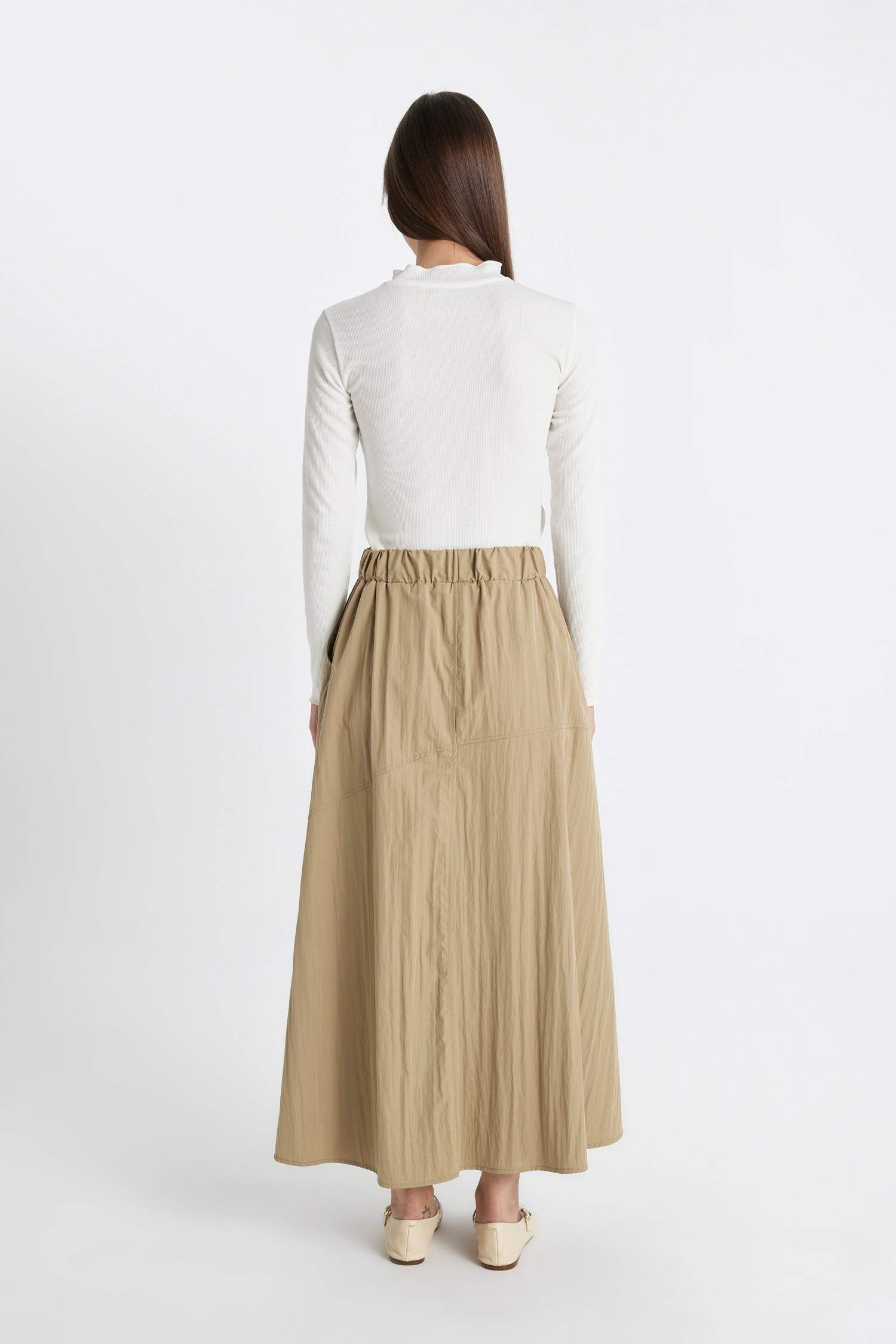 تنورة طويلة باراشوت بقصة A