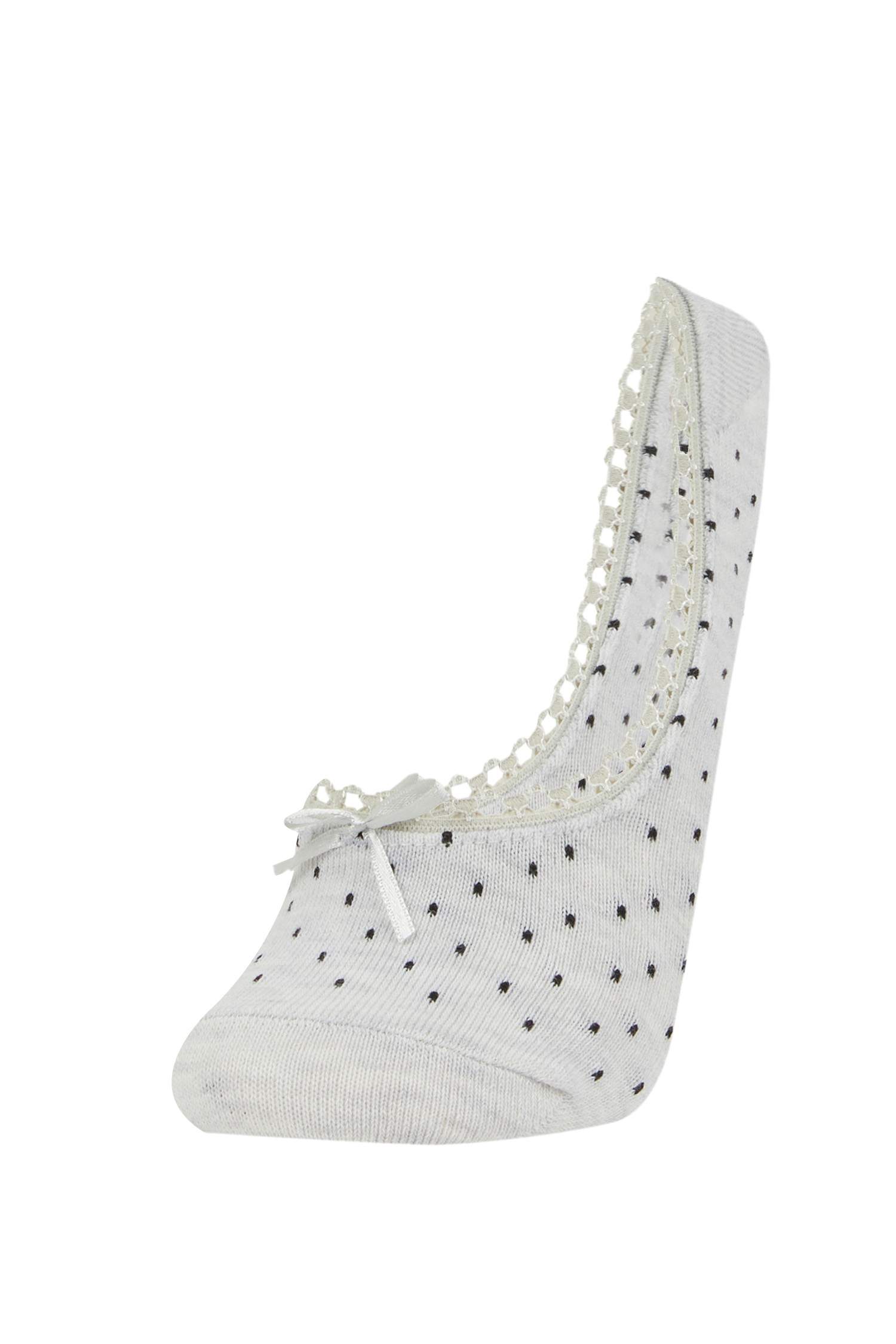 Chaussettes invisibles Coton à motifs pour Femme - 3 Paires