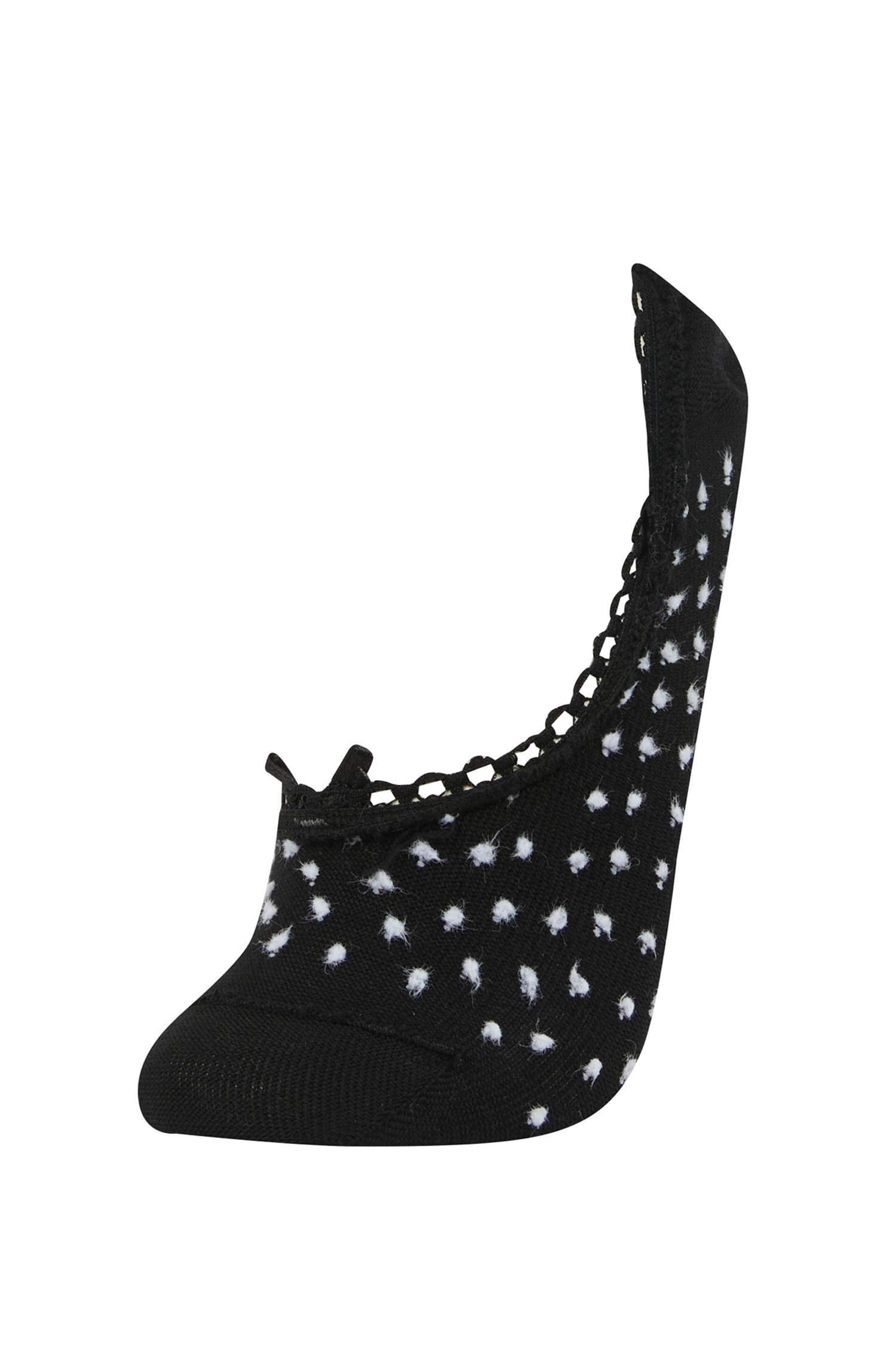 Chaussettes invisibles Coton à motifs pour Femme - 3 Paires