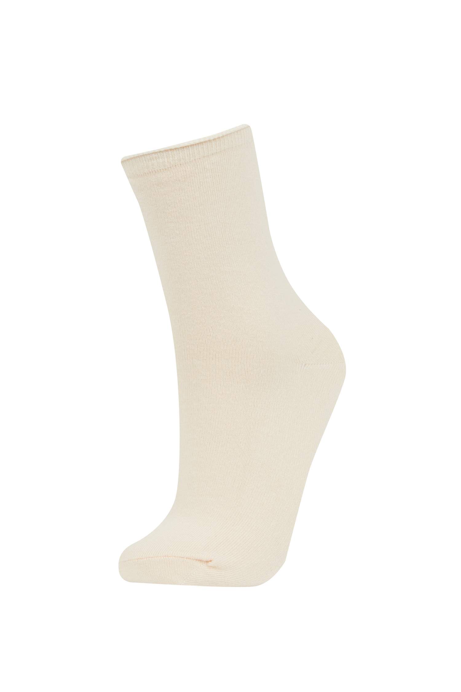 جوارب نسائي طويلة قطن - 3 قطع