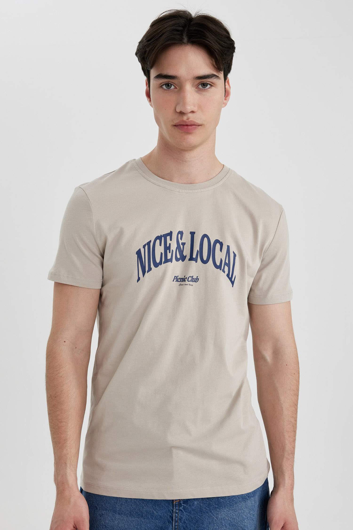 Slim Fit Crew Neck Short Sleeve T-Shirt