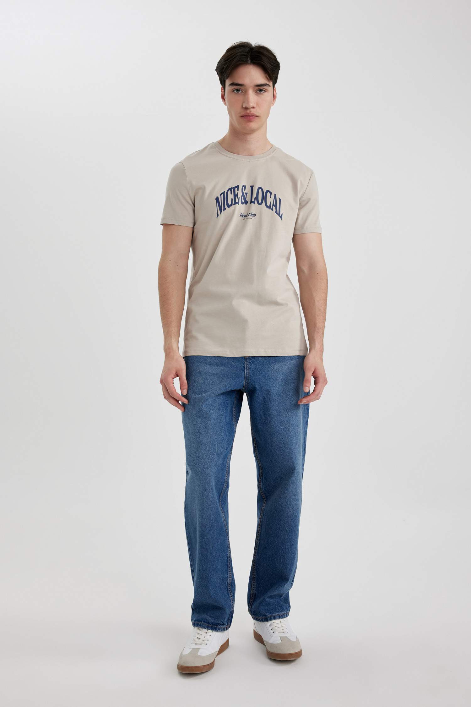 Slim Fit Crew Neck Short Sleeve T-Shirt