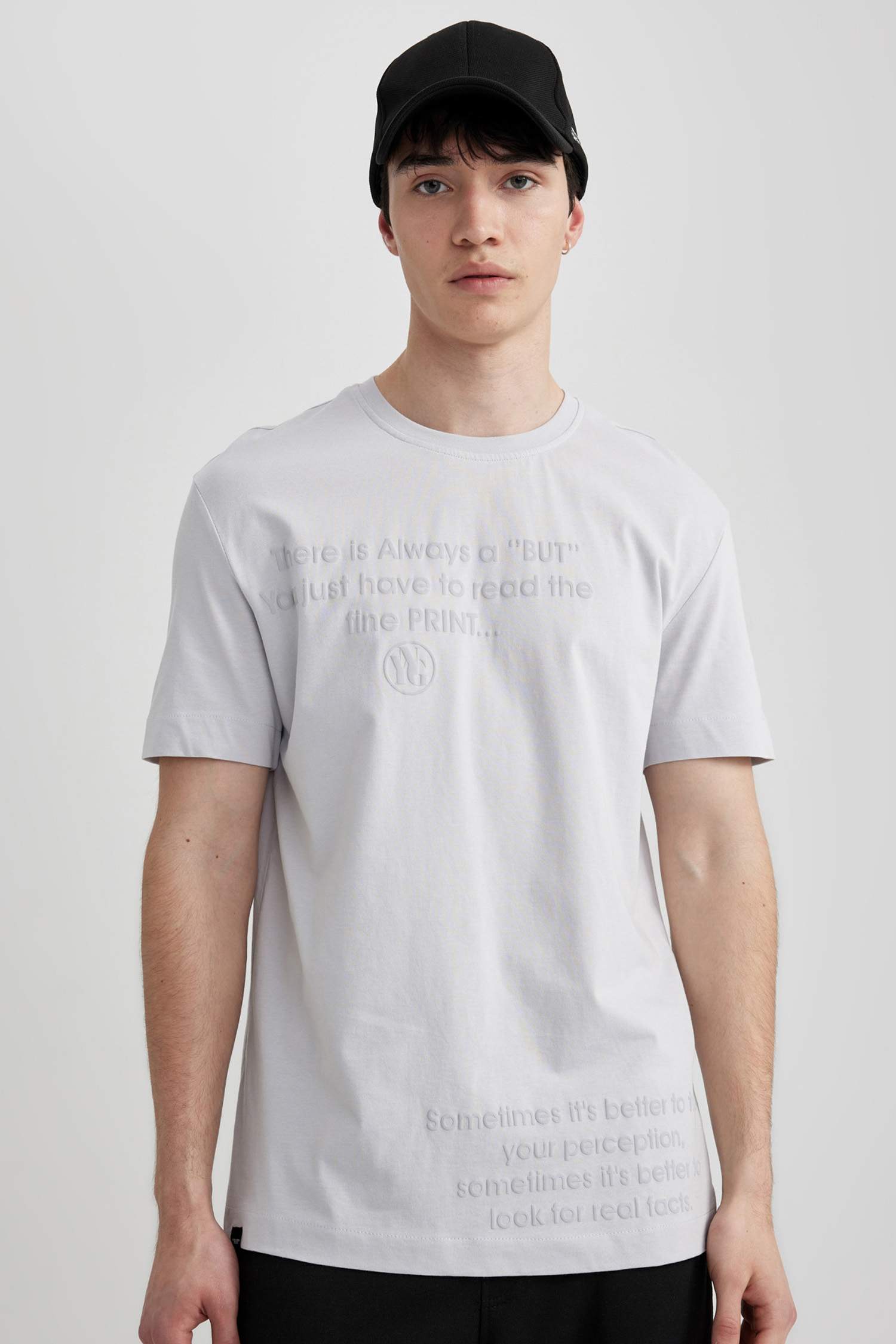 Regular Fit Crew Neck Printed Short Sleeve T-Shirt