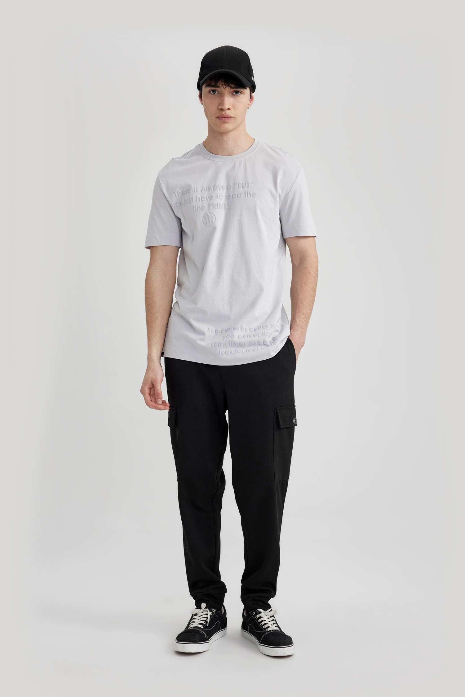 Regular Fit Crew Neck Printed Short Sleeve T-Shirt