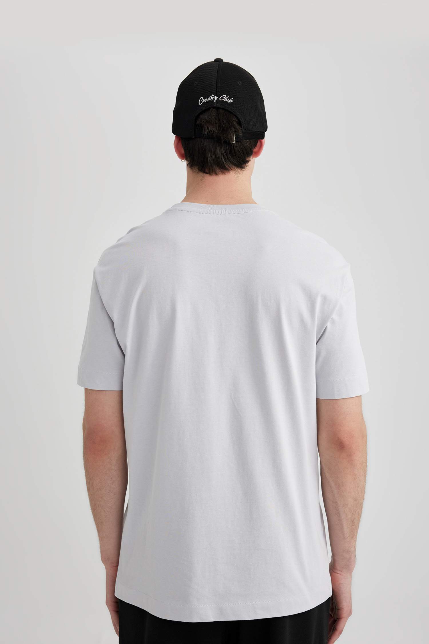 Regular Fit Crew Neck Printed Short Sleeve T-Shirt