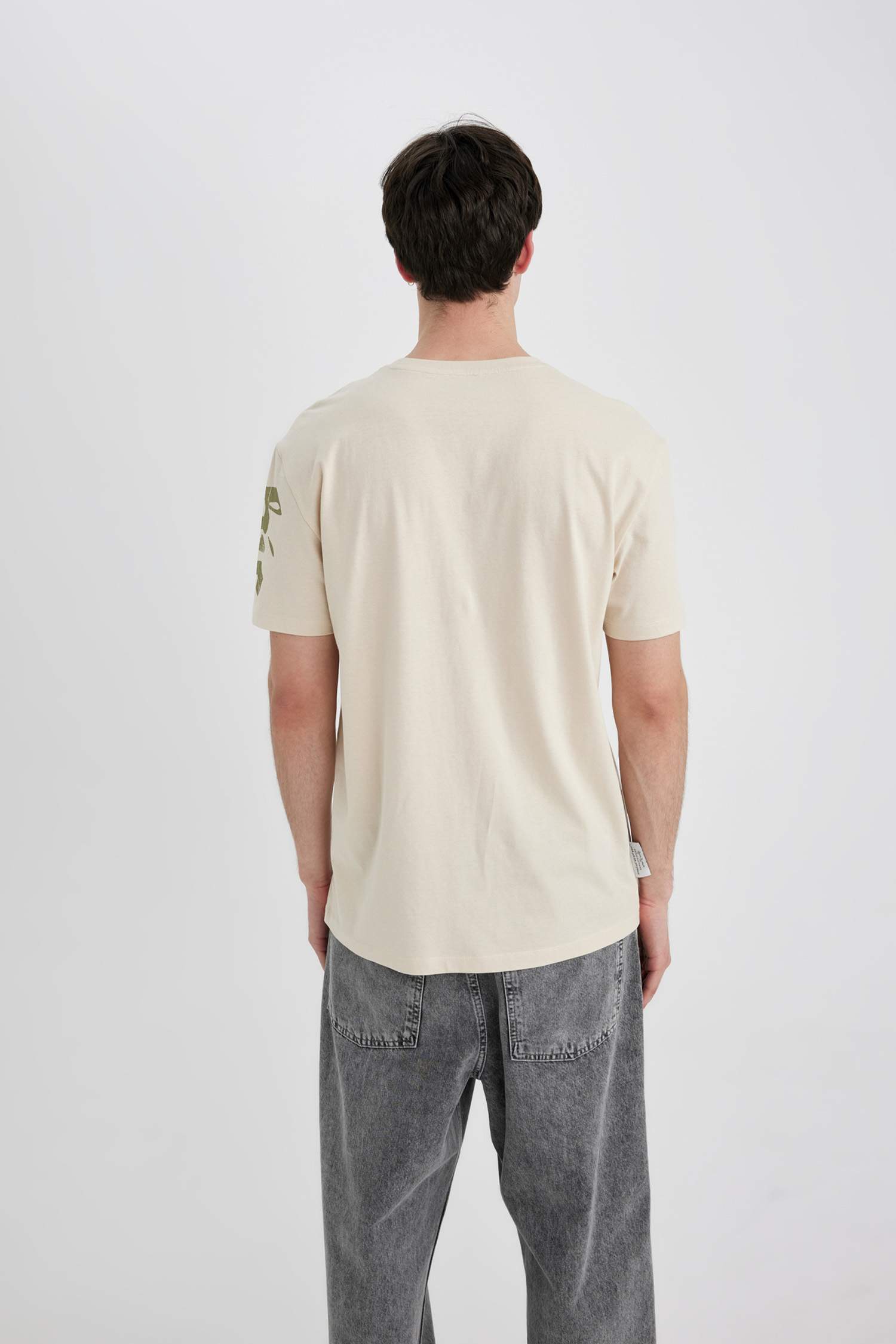 Regular Fit Crew Neck Printed T-Shirt