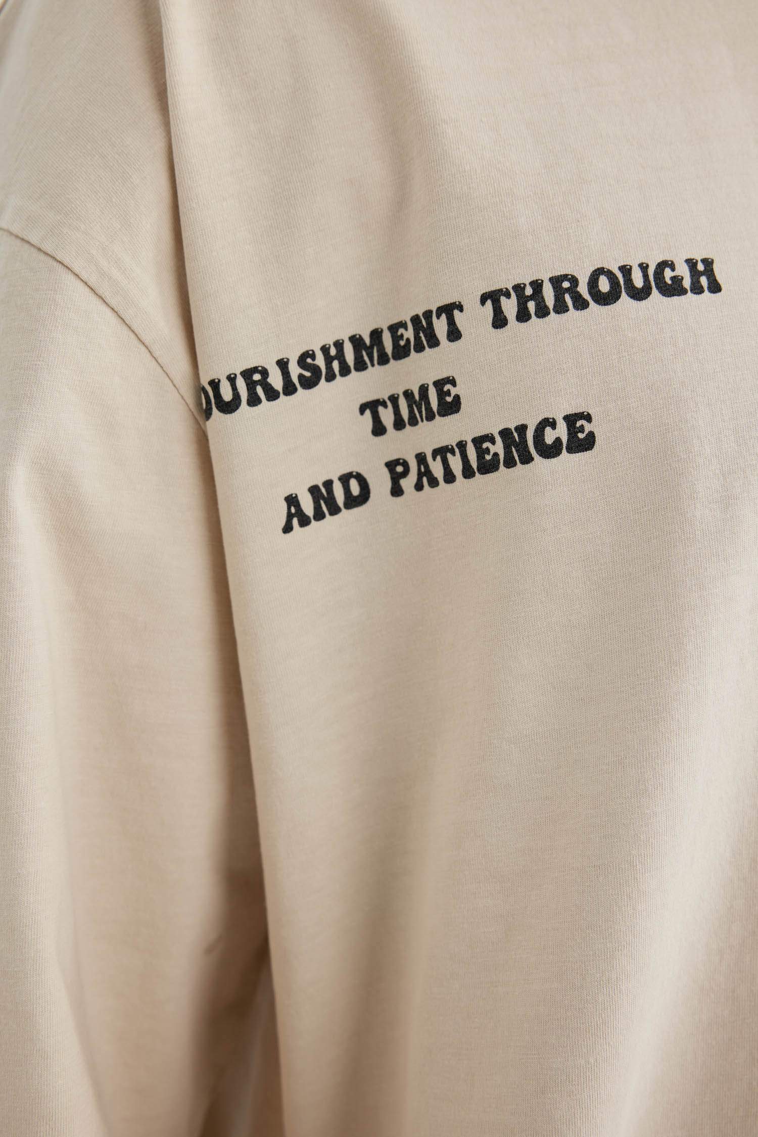 Oversize Fit Crew Neck Printed Short Sleeve T-Shirt