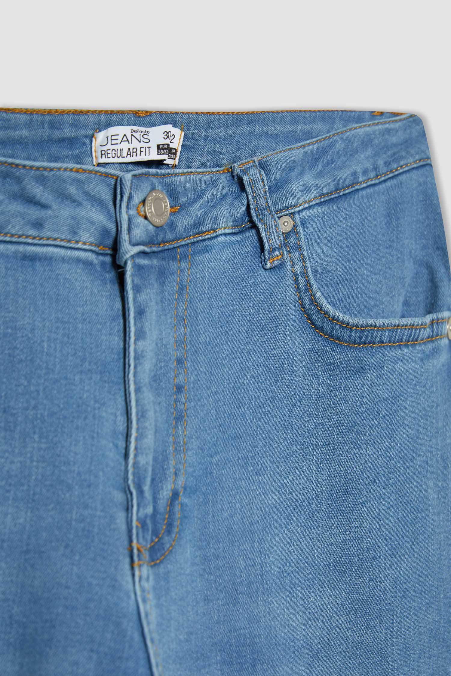 Sergio Regular Fit Normal Bel Boru Paça Bermuda