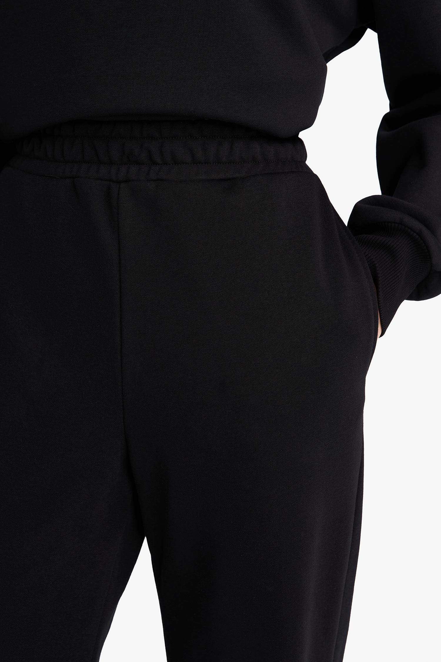 Straight Fit Basic High Waist Sweatpants