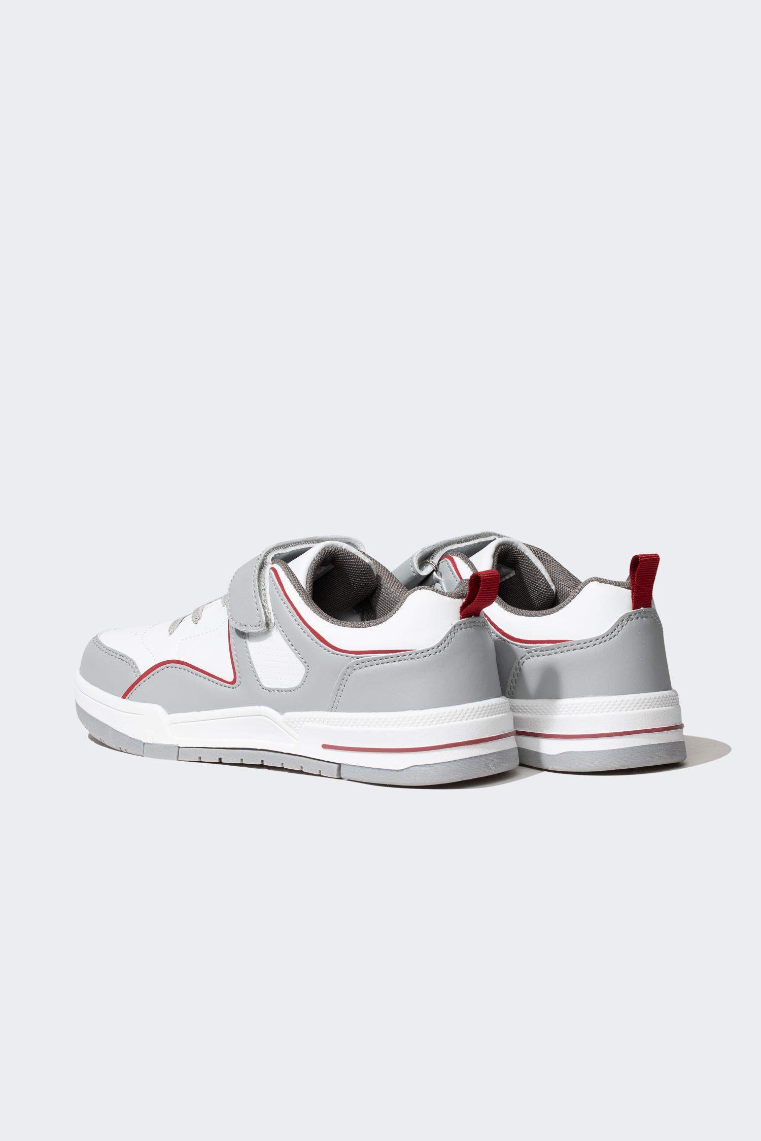 Boy Thick Sole Faux Leather Sneakers