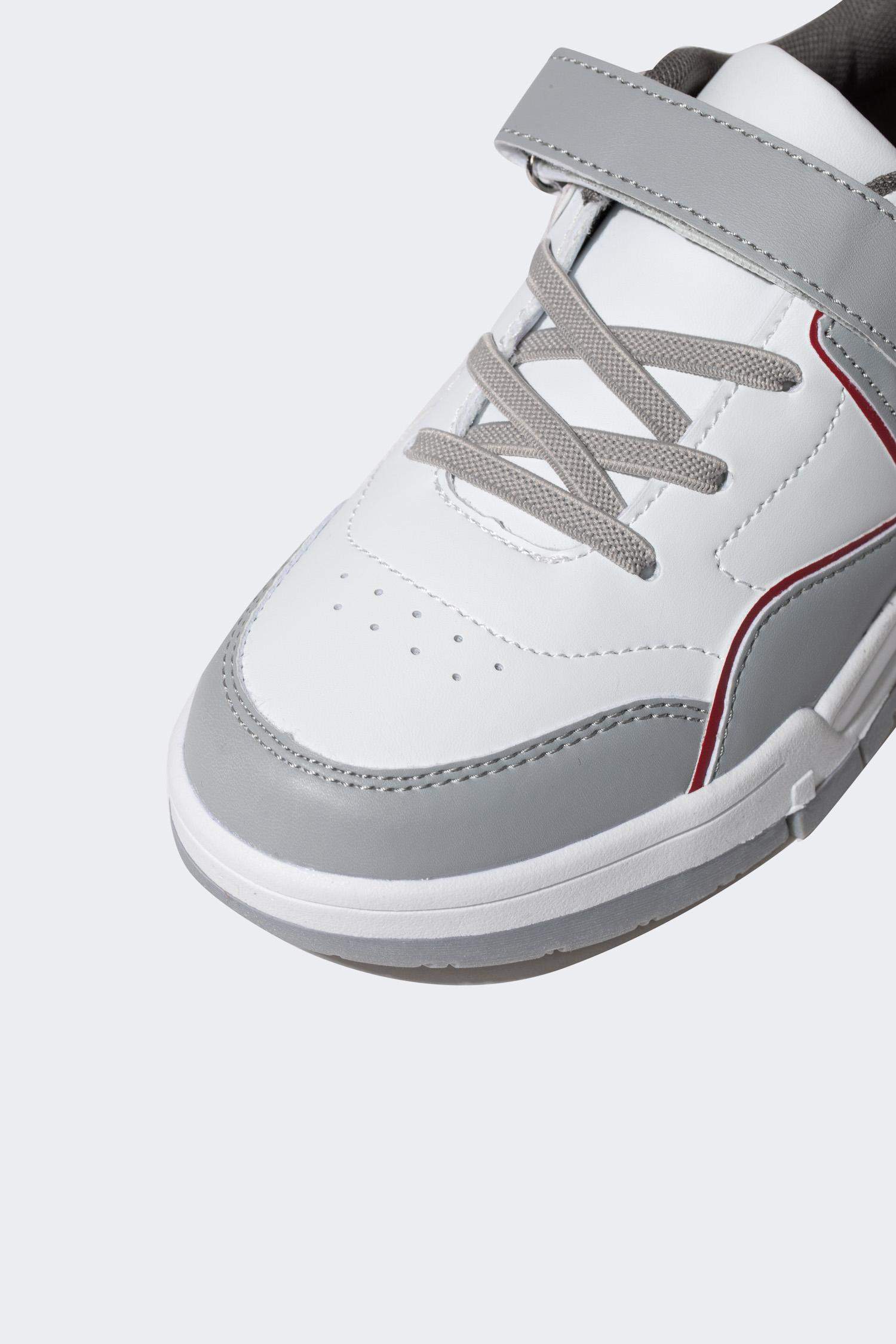 Boy Thick Sole Faux Leather Sneakers