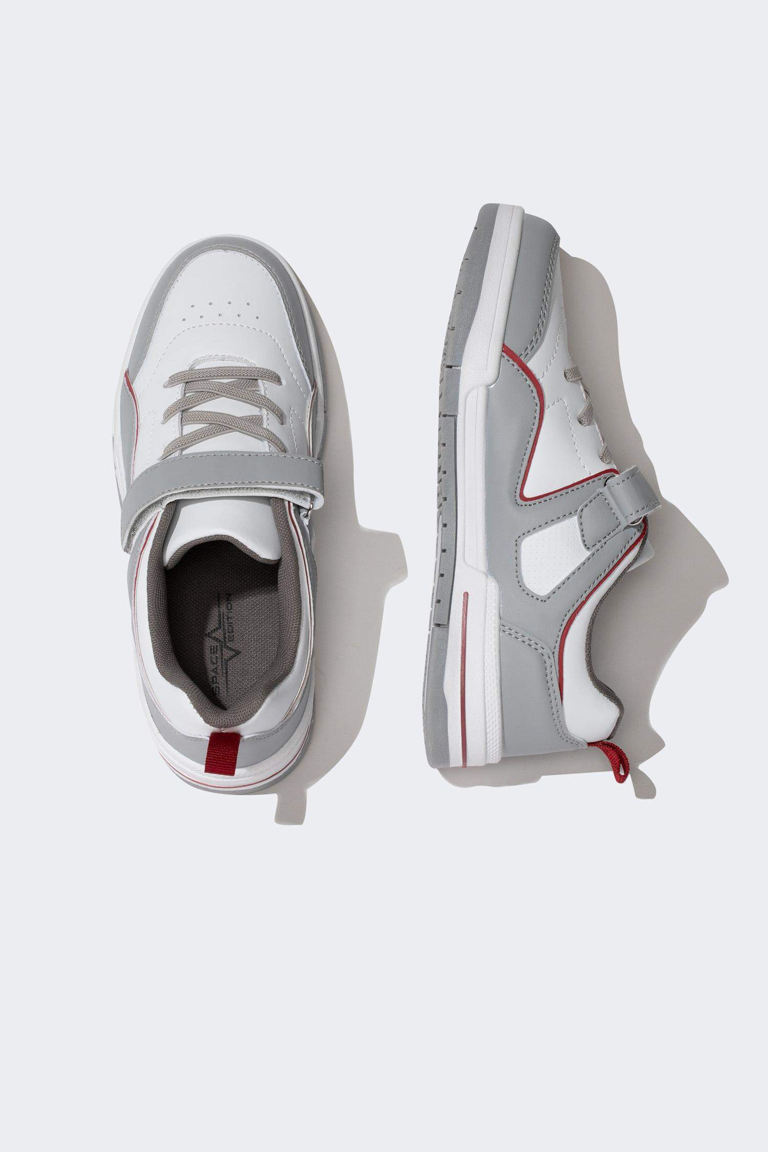 Boy Thick Sole Faux Leather Sneakers