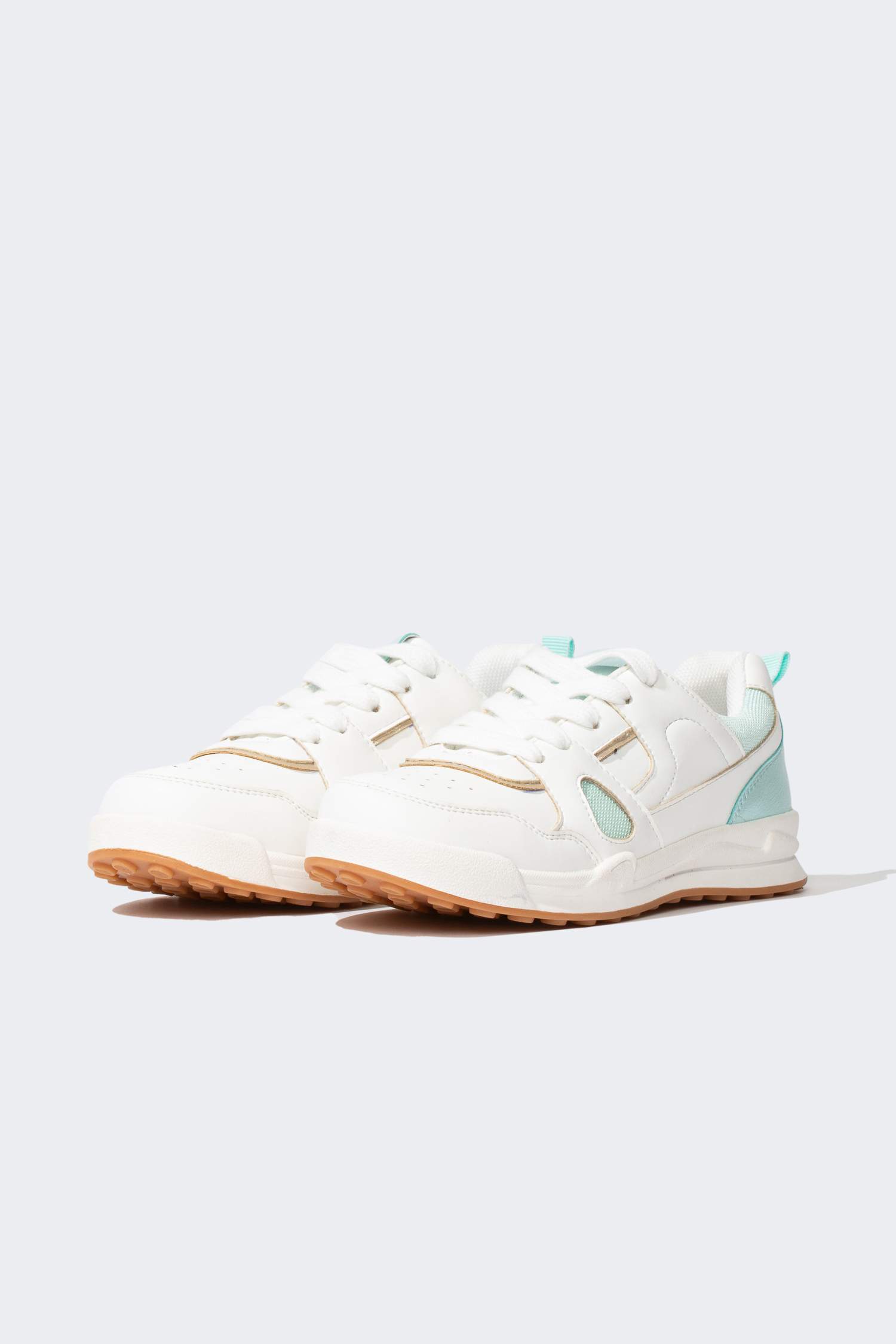 Кроссовки из искусственной кожи для девочек