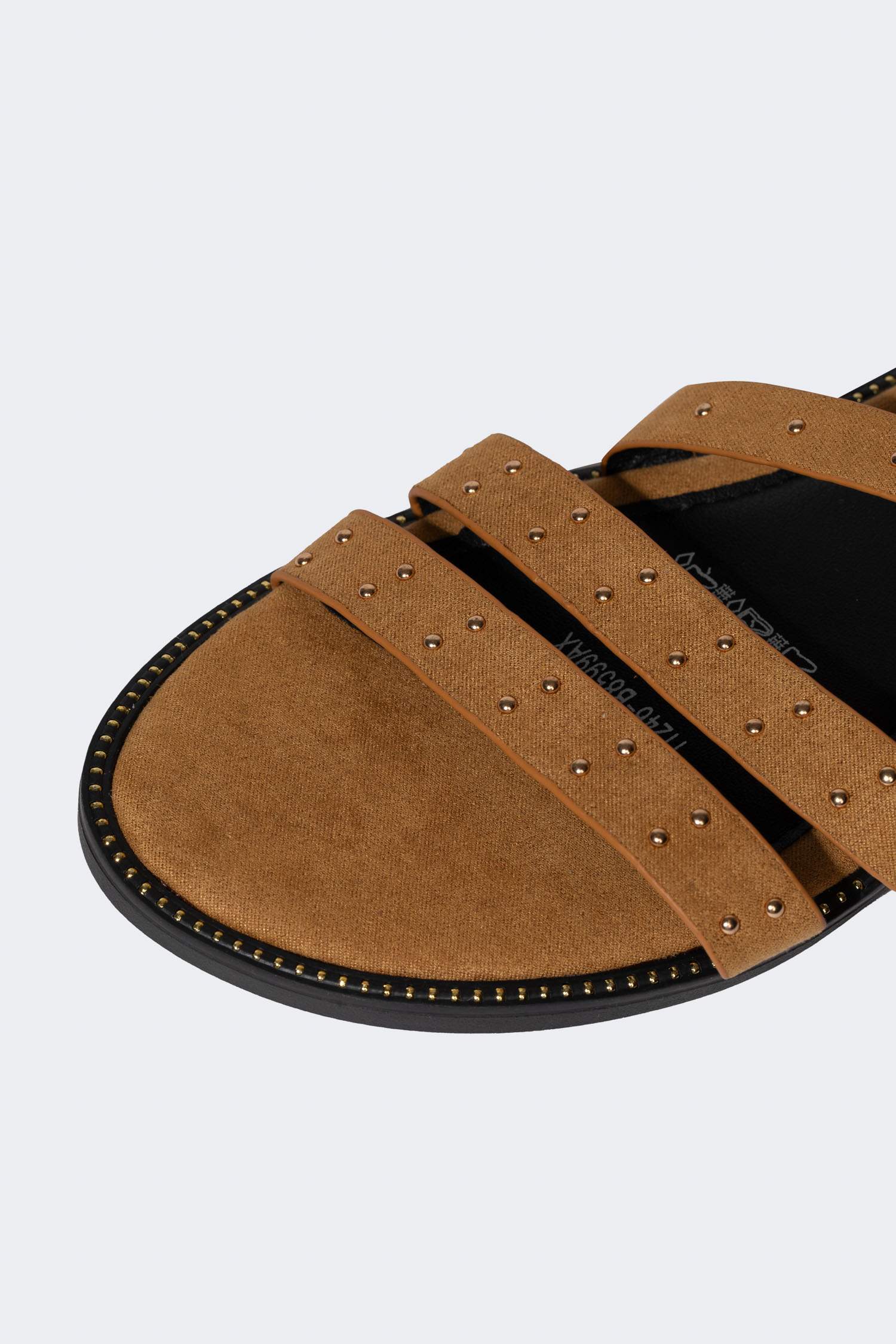 Woman Double Strap Flat Sole Sandals