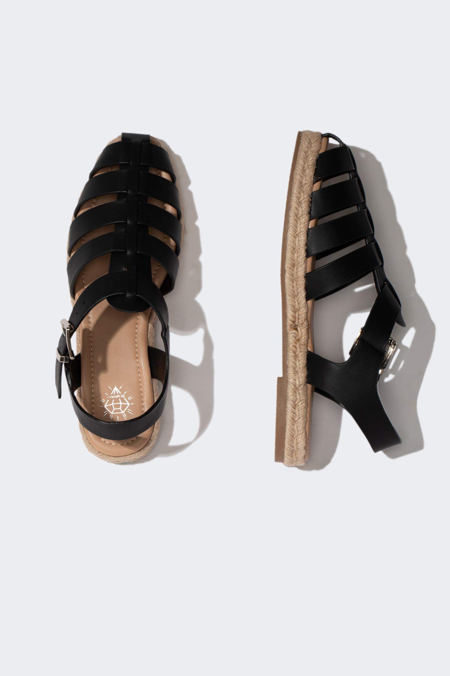 Kadın Düz Taban Suni Deri Espadril