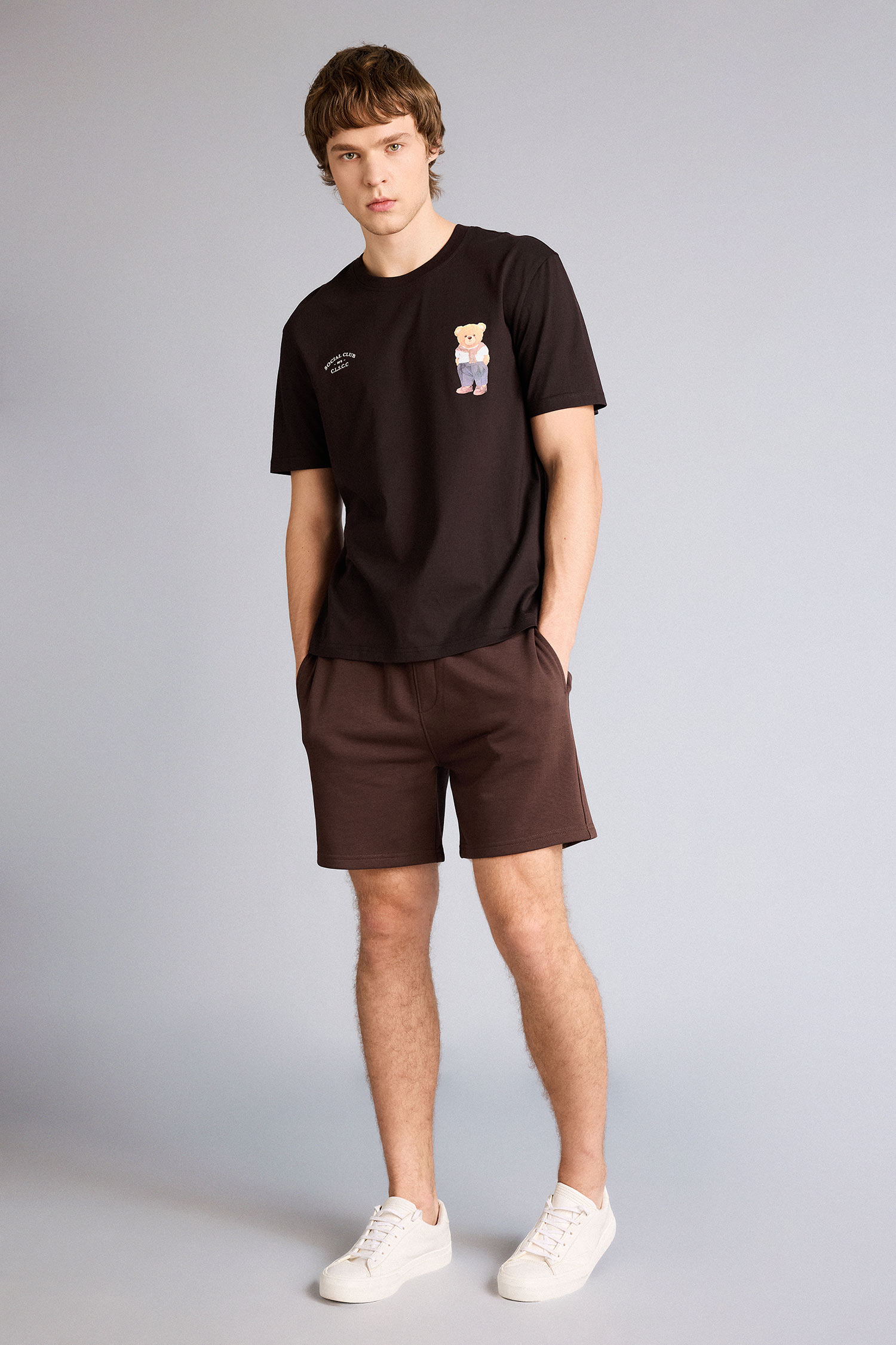 DeFacto Regular Fit Basic Şort görsel 2