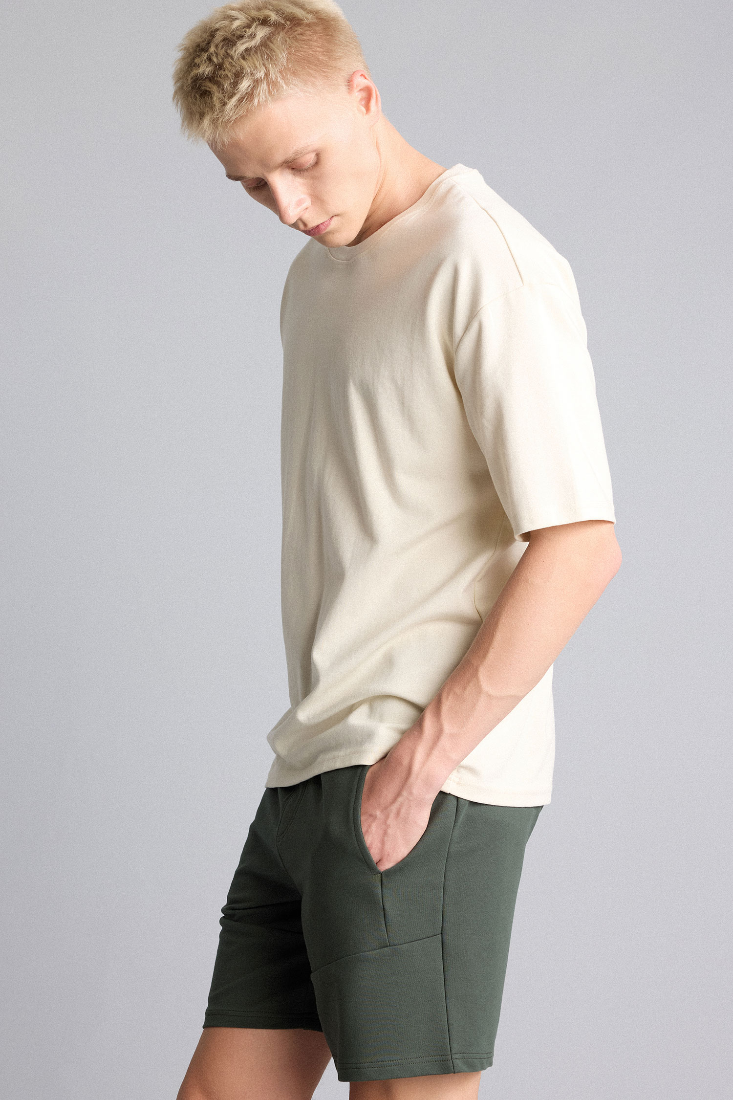 DeFacto Slim Fit Basic Şort görsel 2