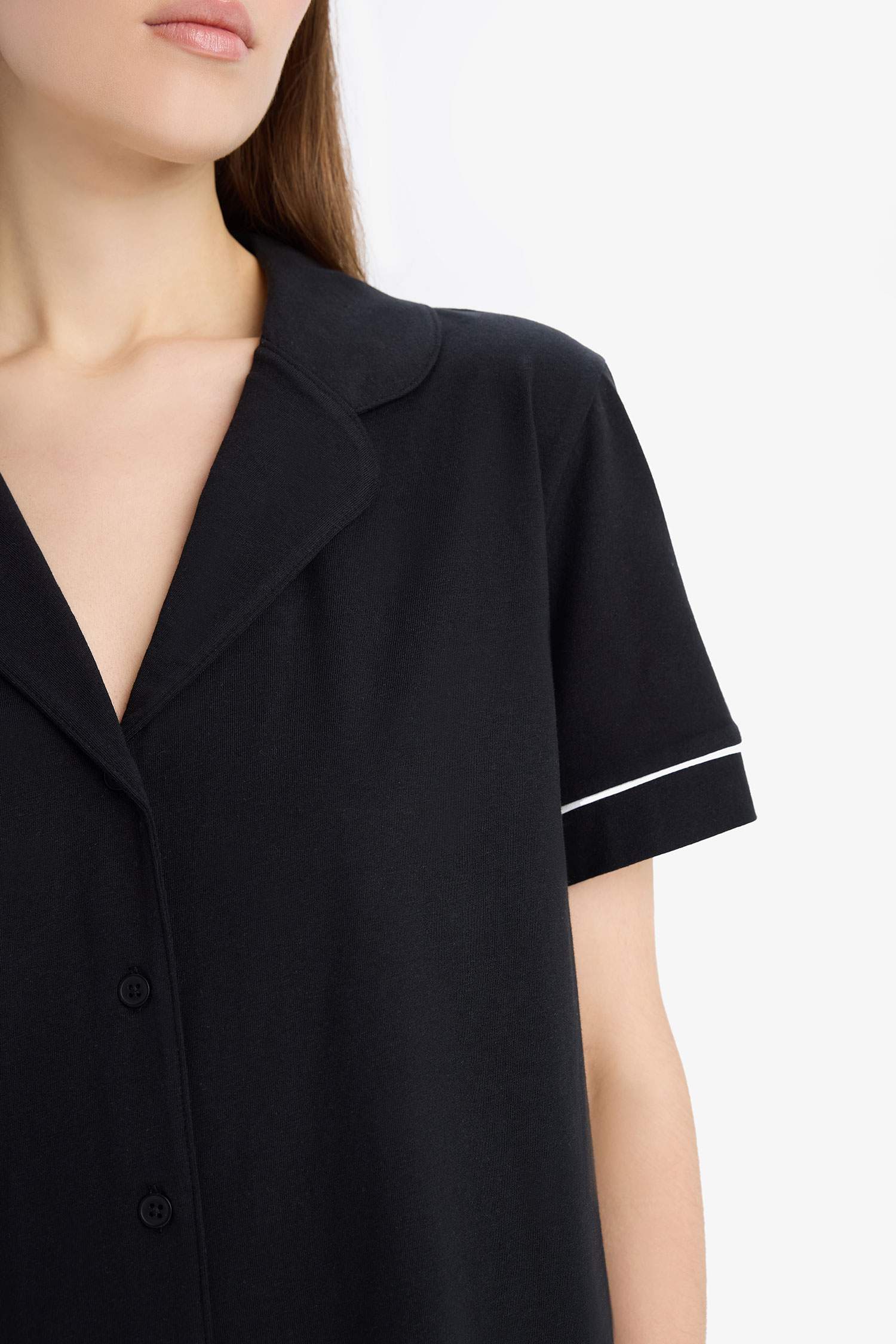 Short Sleeve Top Shorts 2 Piece Pajama Set