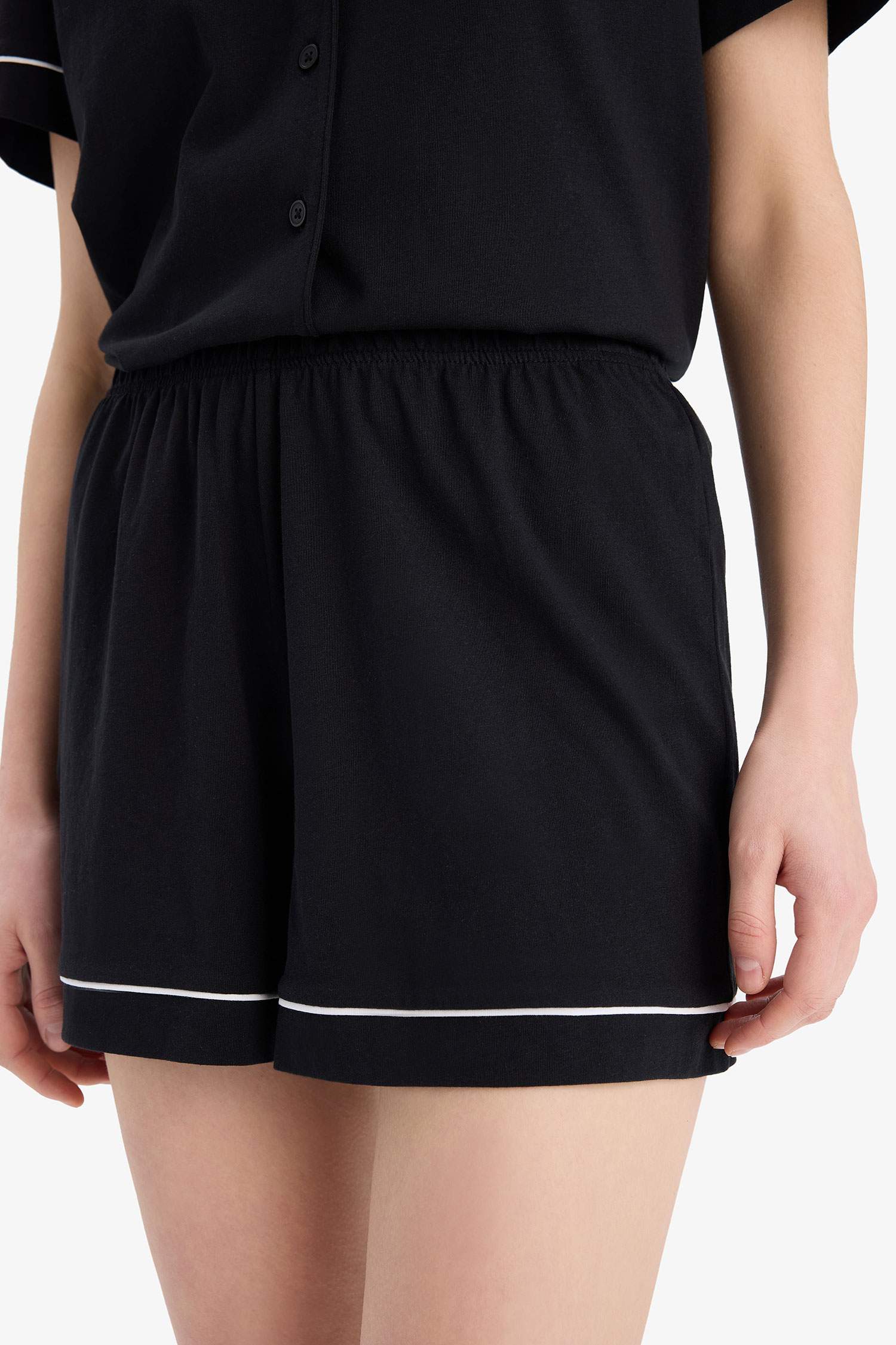 Short Sleeve Top Shorts 2 Piece Pajama Set