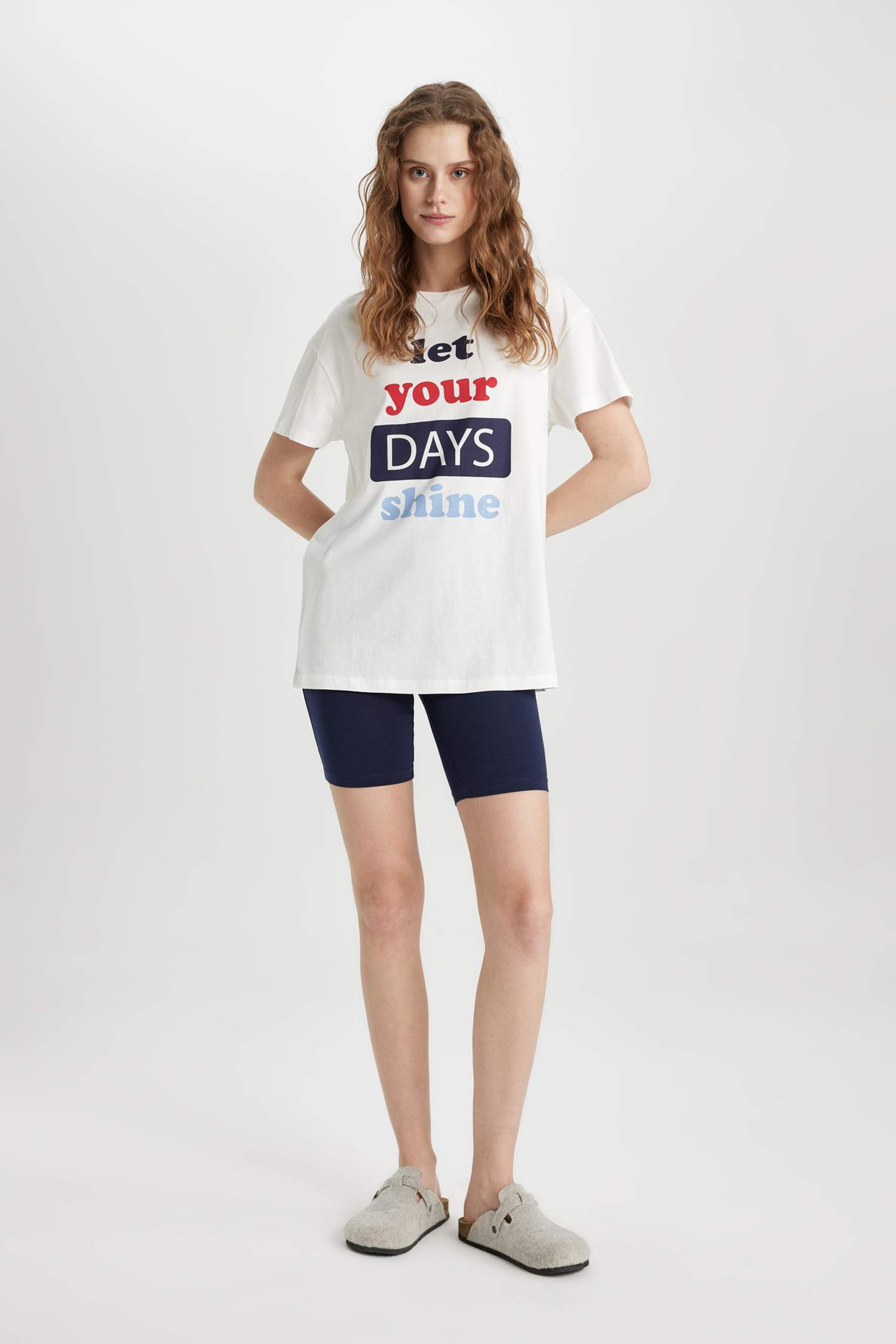 Fall in Love Oversize Fit Short Sleeve 2 Piece Set