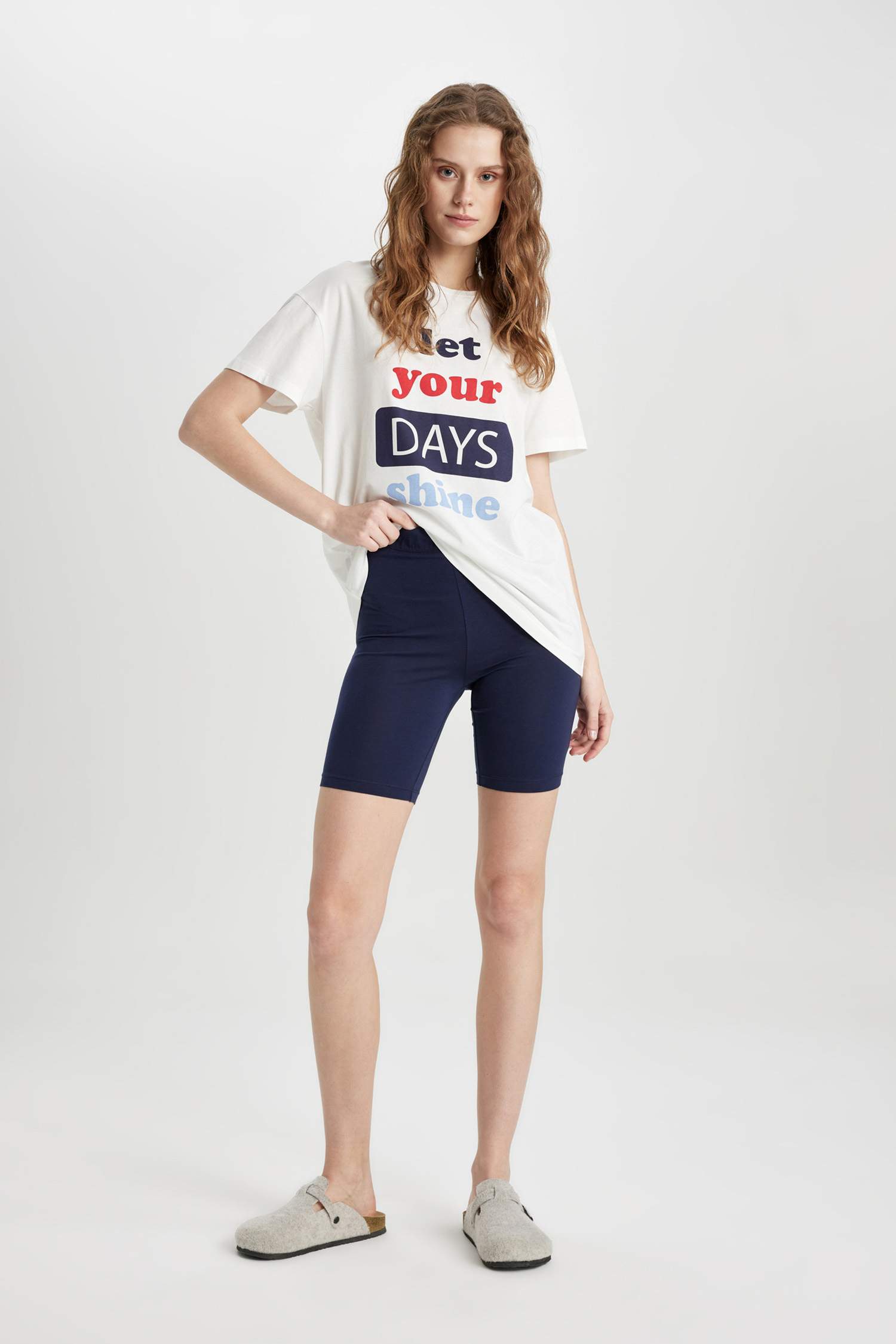 Fall in Love Oversize Fit Short Sleeve 2 Piece Set