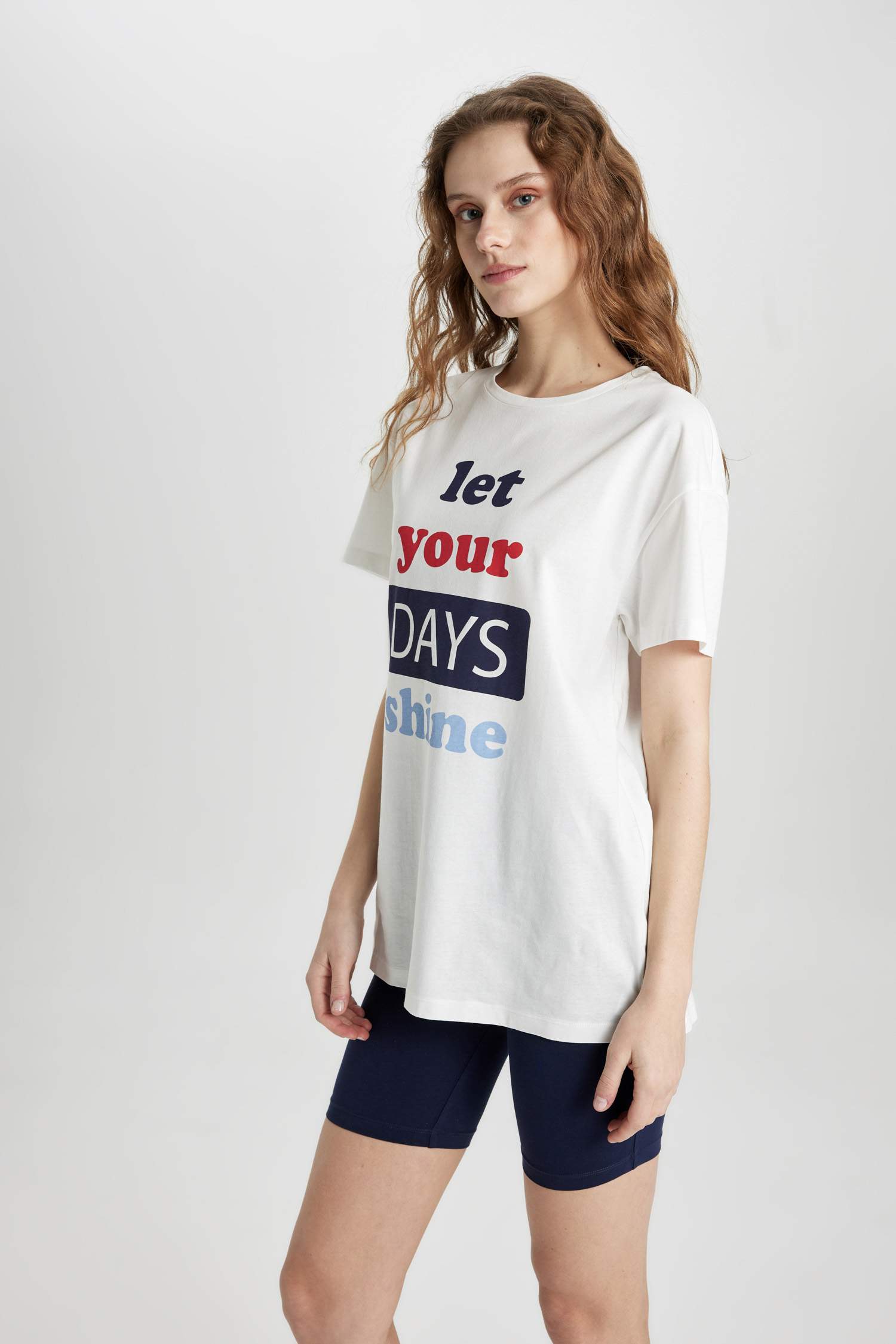 Fall in Love Oversize Fit Short Sleeve 2 Piece Set