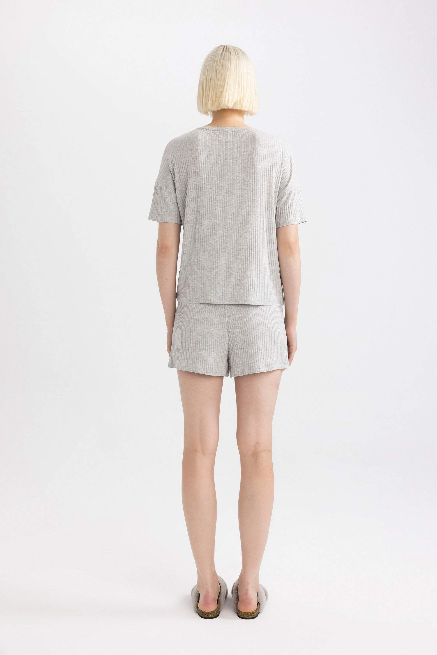 Ribana Short Sleeve 2 Piece Pajama Set