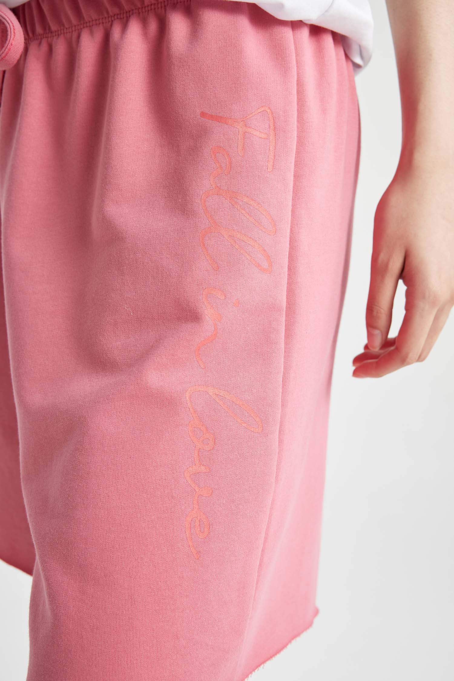 Baskılı Şort Pijama Altı