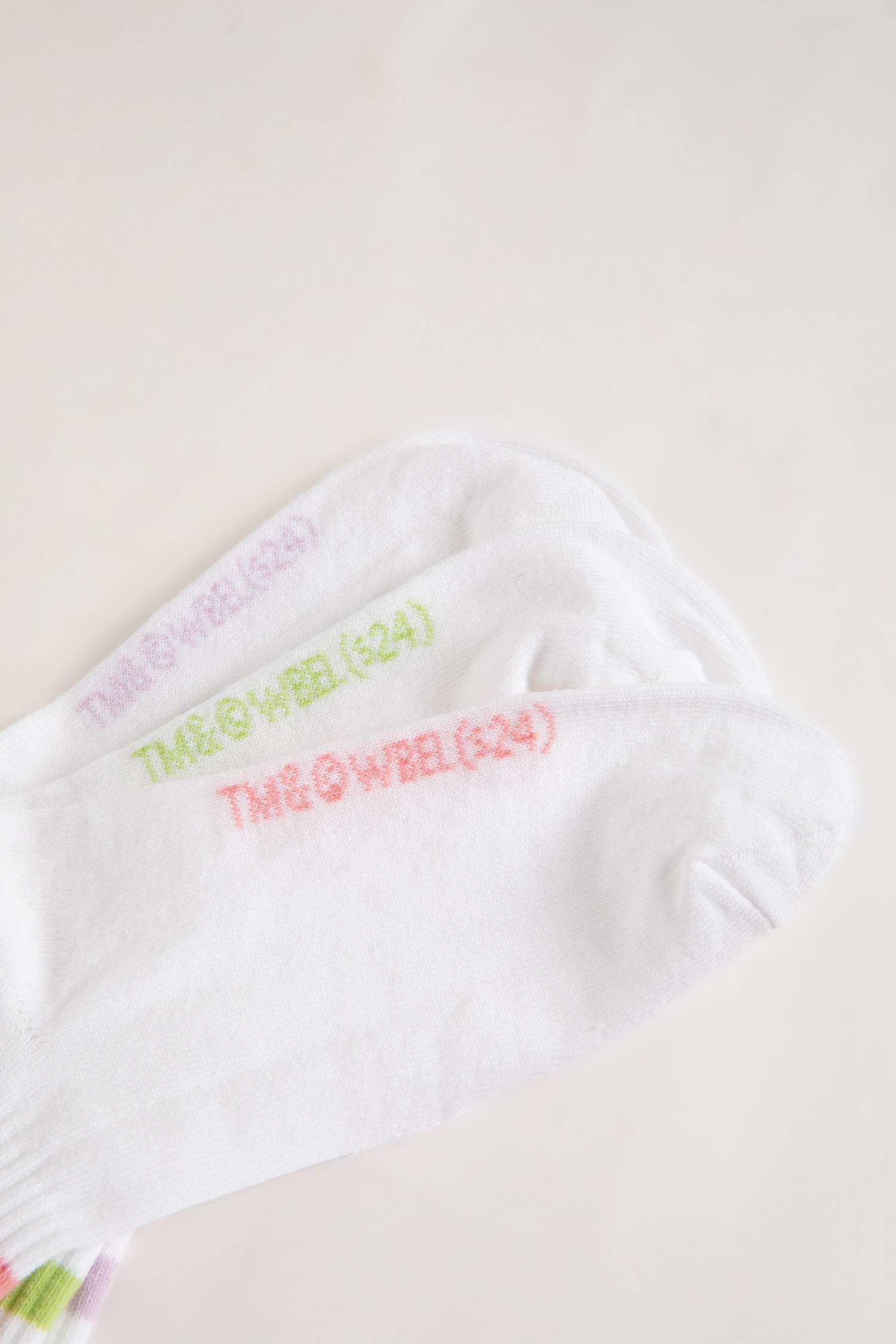 جوارب قصيرة قطن نسائي من لوني تونز - 3 قطع