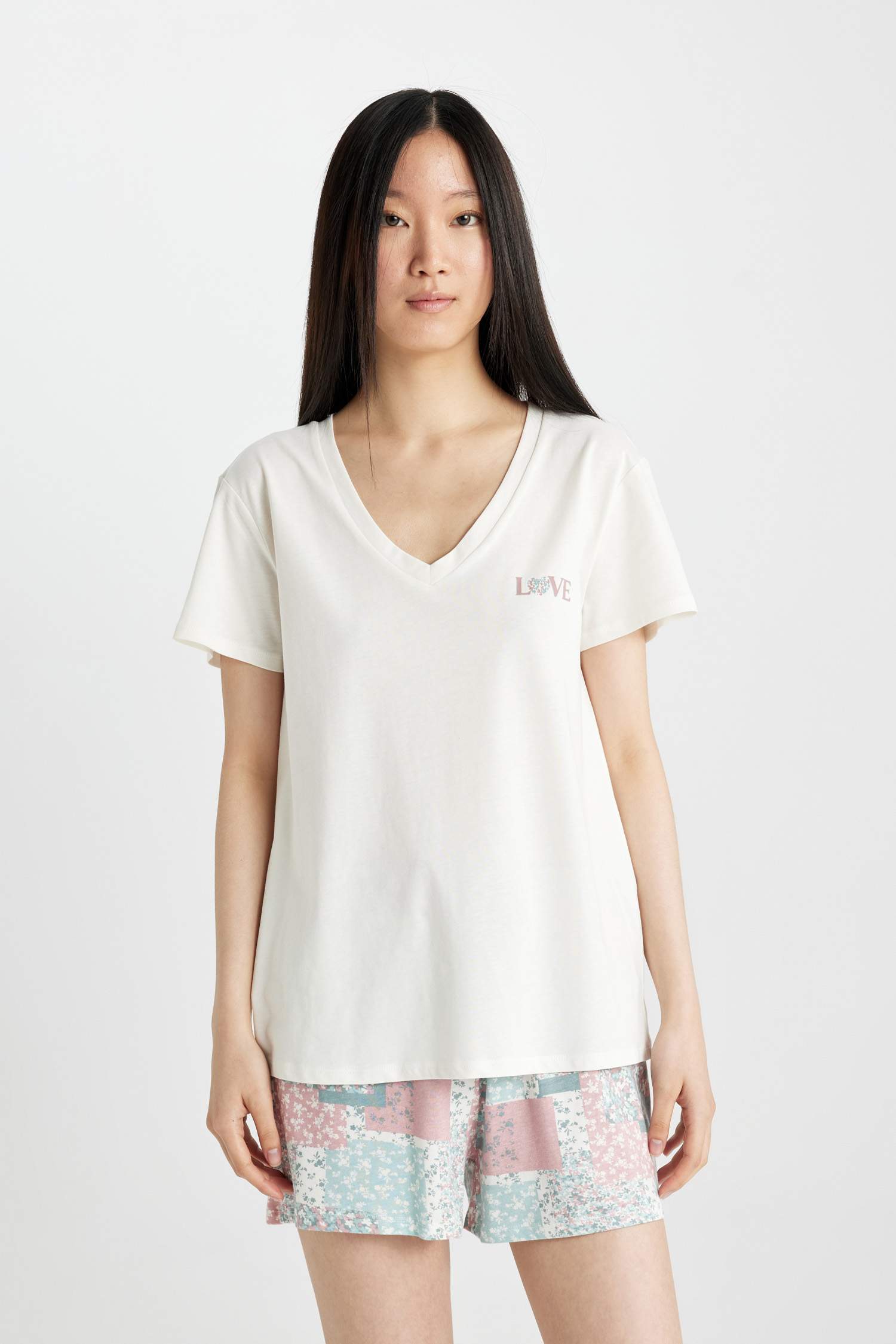 Regular Fit 2 Piece Pajama Set