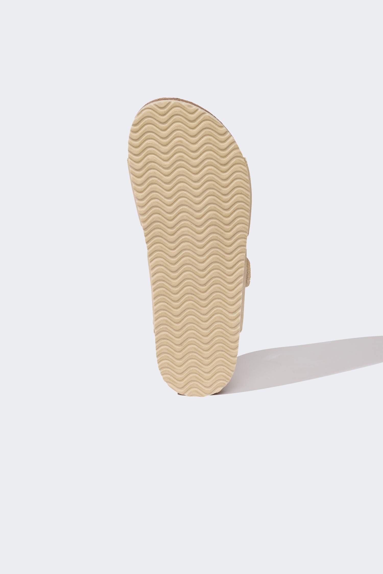 Girl Velcro Flat Sole Faux Leather Sandals