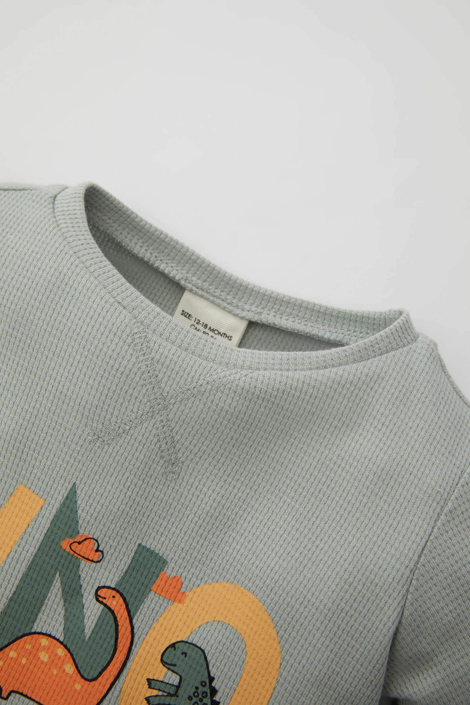 Пижама с принтом для малышей мальчиков