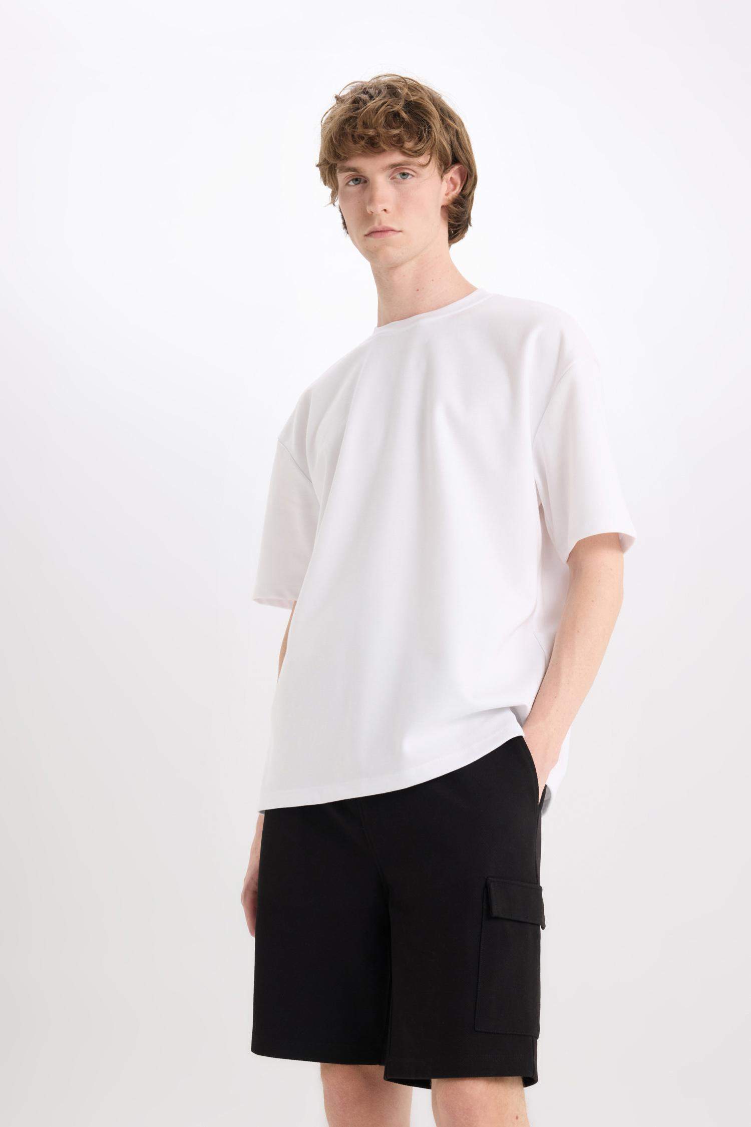 شورت كارجو بيزك قصة عادية بجيب