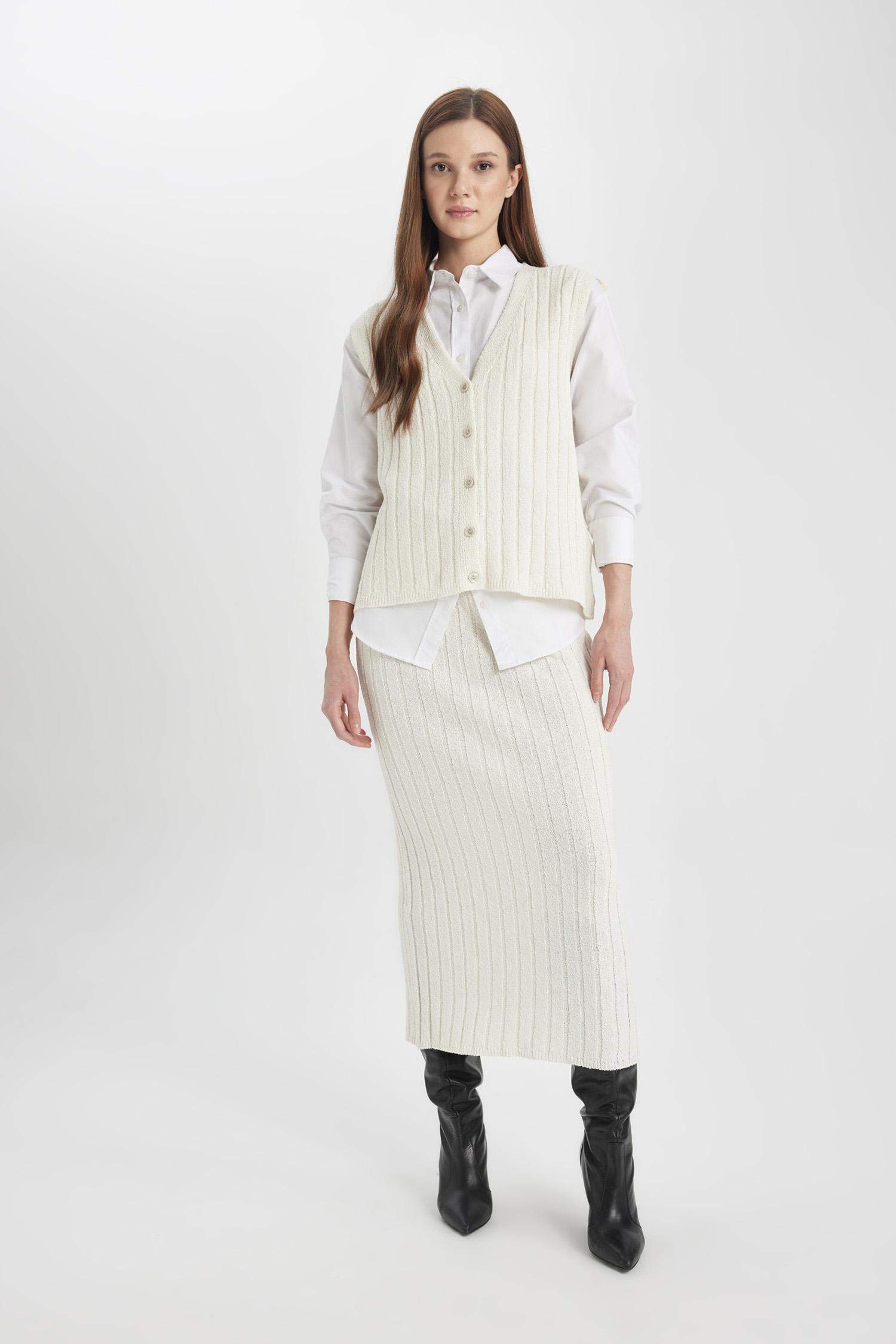 Regular Fit V-Neck Vest