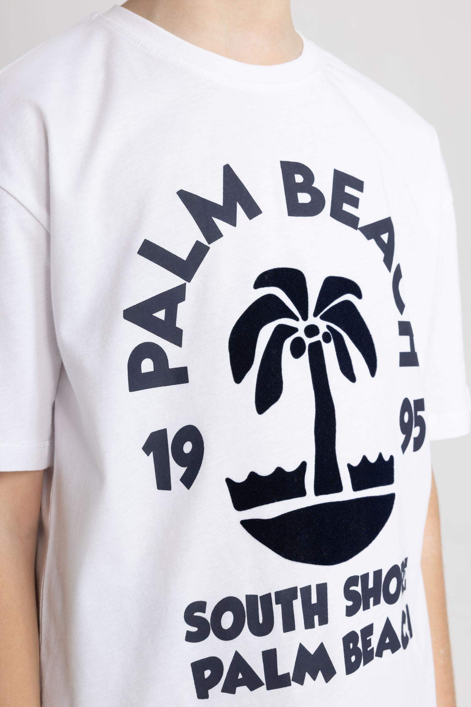 Boy Oversize Fit Crew Neck Printed T-Shirt