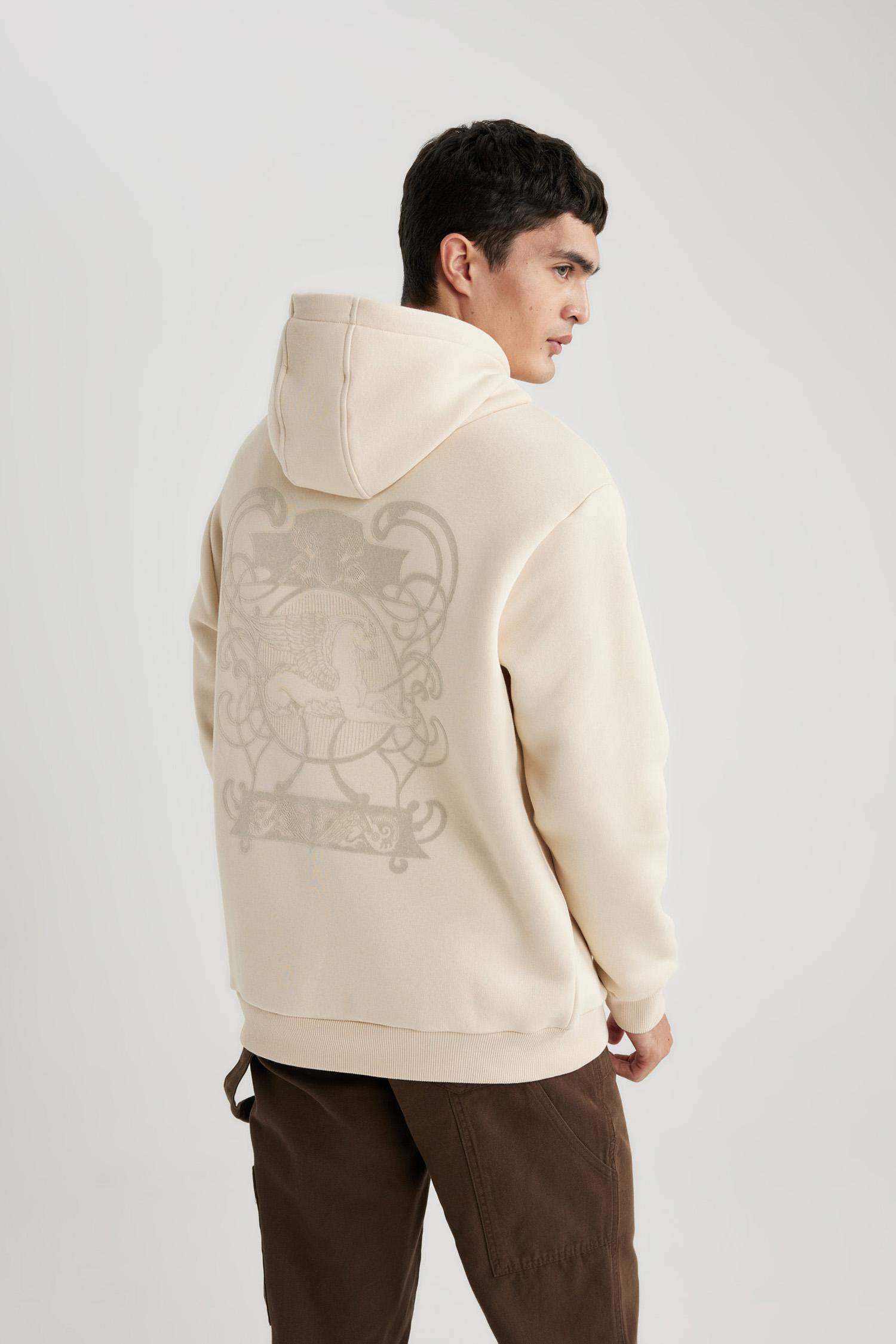 سويت شيرت اوفر سايز بغطاء للرأس