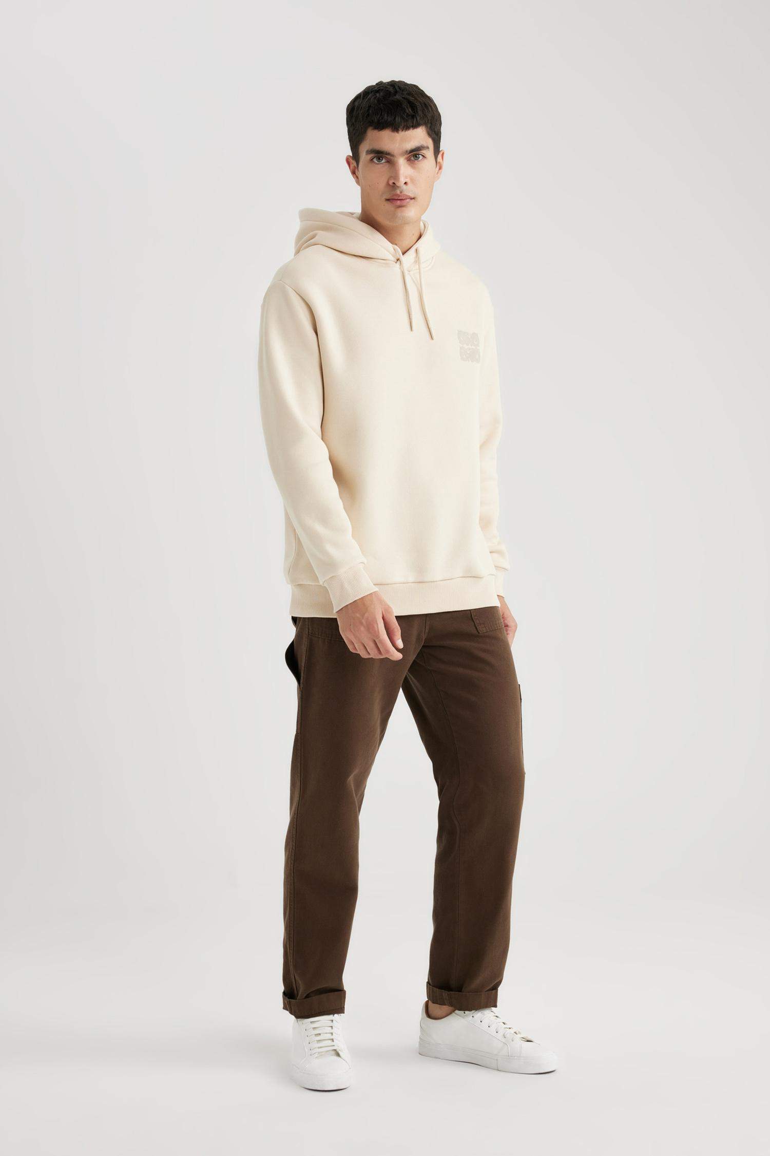 سويت شيرت اوفر سايز بغطاء للرأس