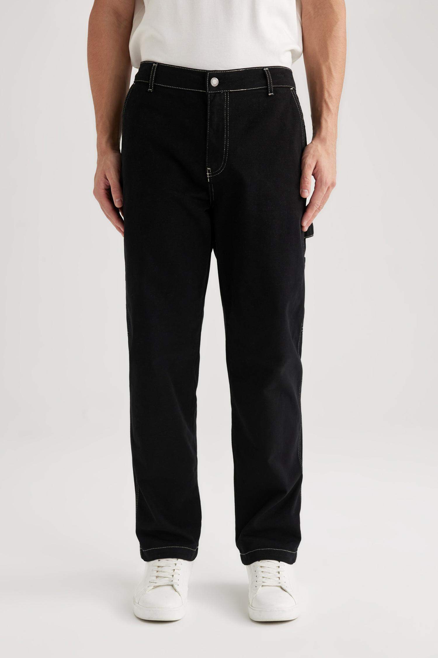 Wide Leg Fit Normal Waist Trousers