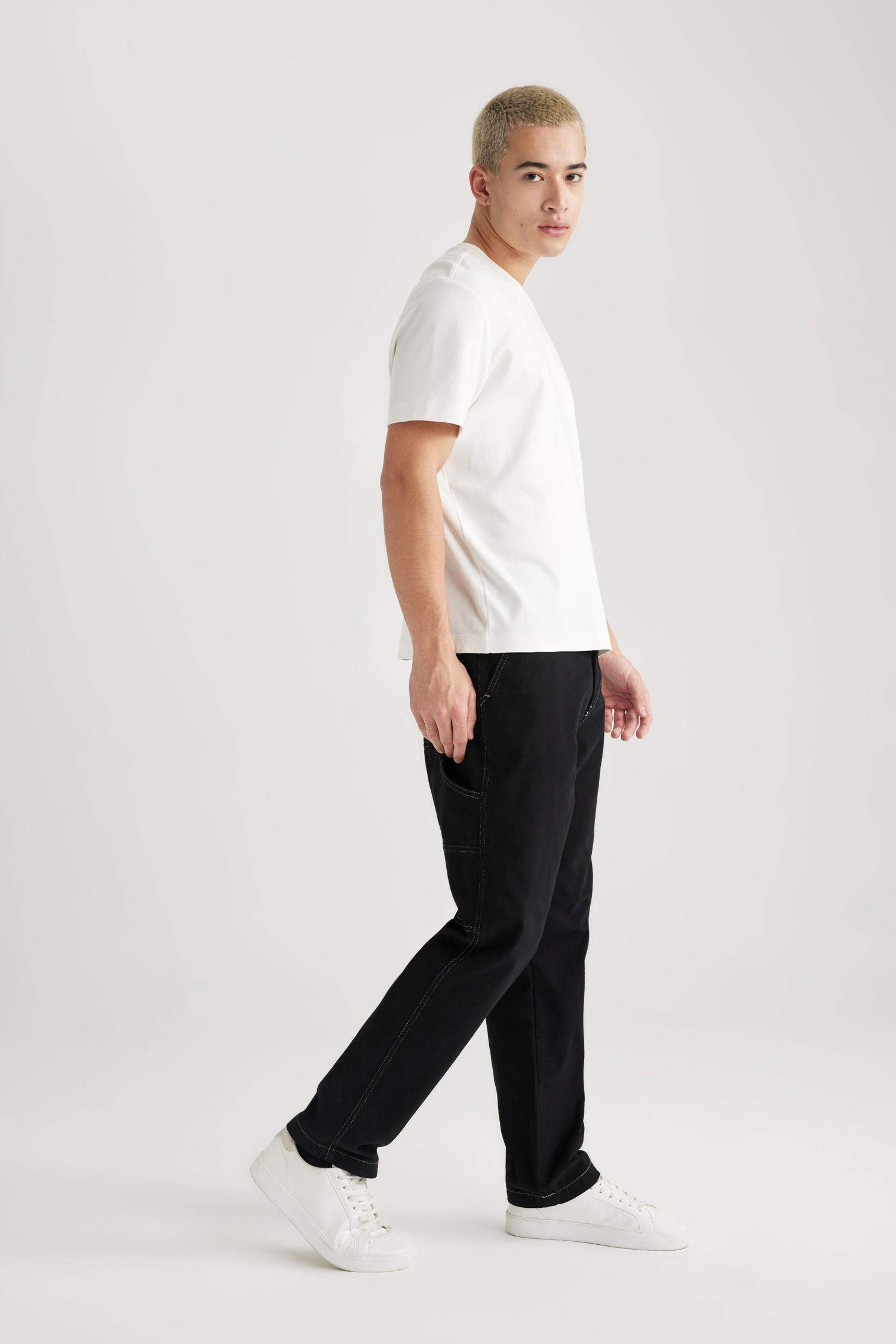 Wide Leg Fit Normal Waist Trousers