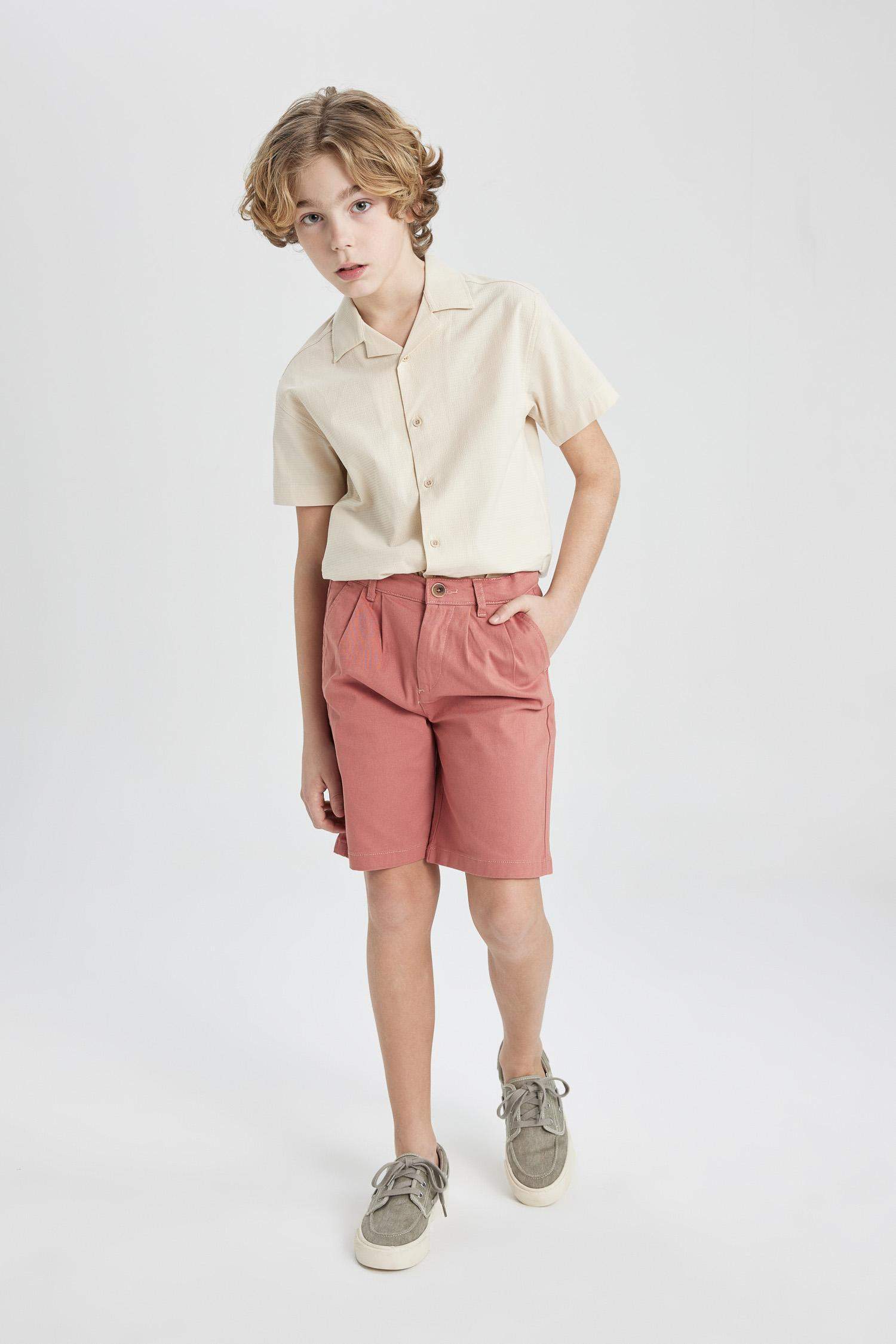 Boy Gabardine Shorts
